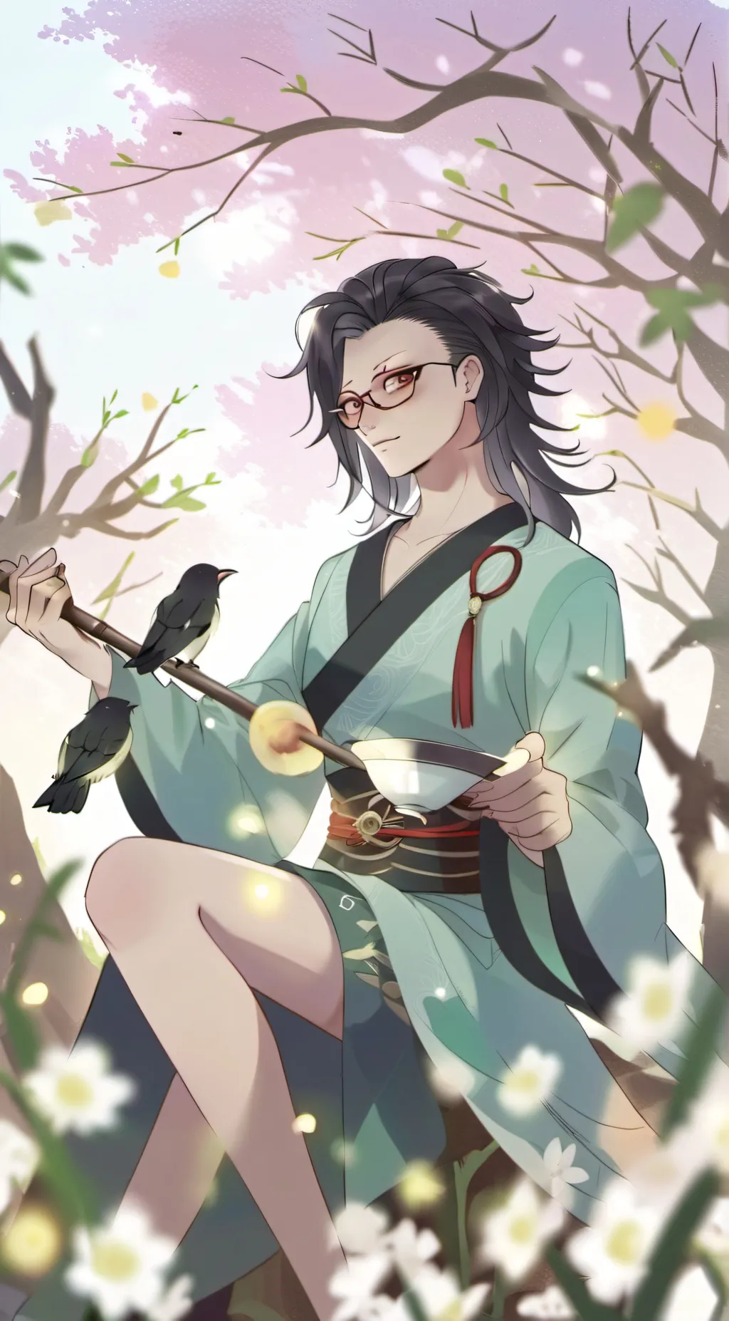 ai character: Genya shinazugawa background