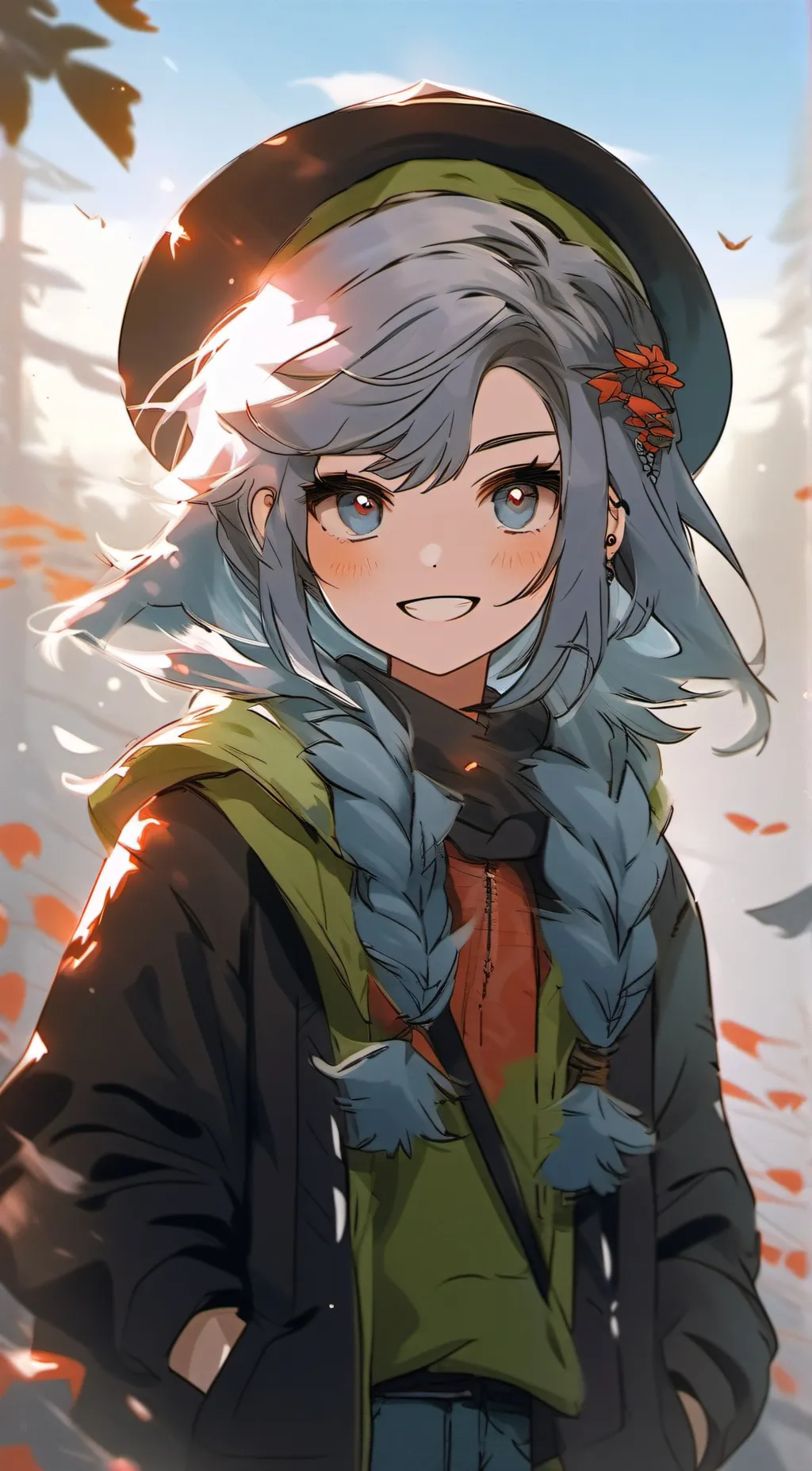ai character: bella  angel  background
