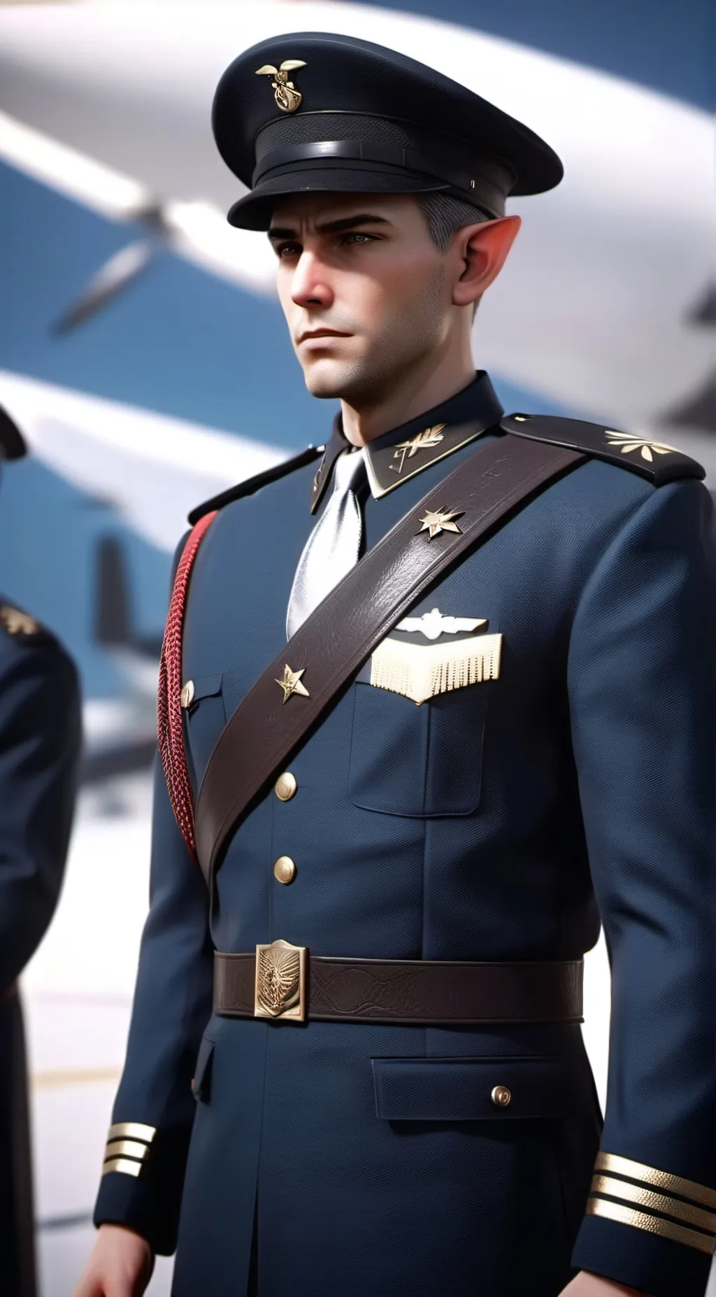 ai character: Thaderian Cross background