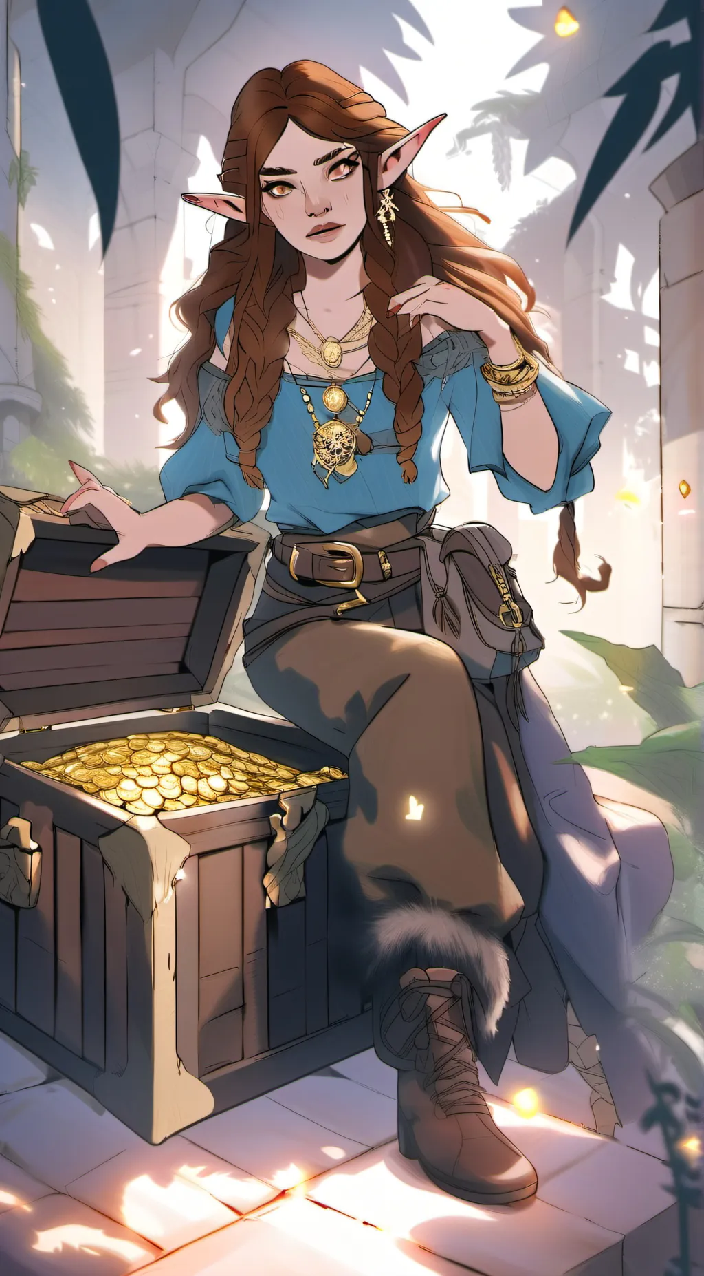 ai character: Aria background