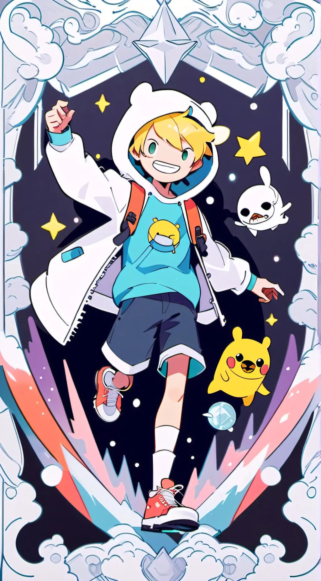 ai character: Finn Mertens background