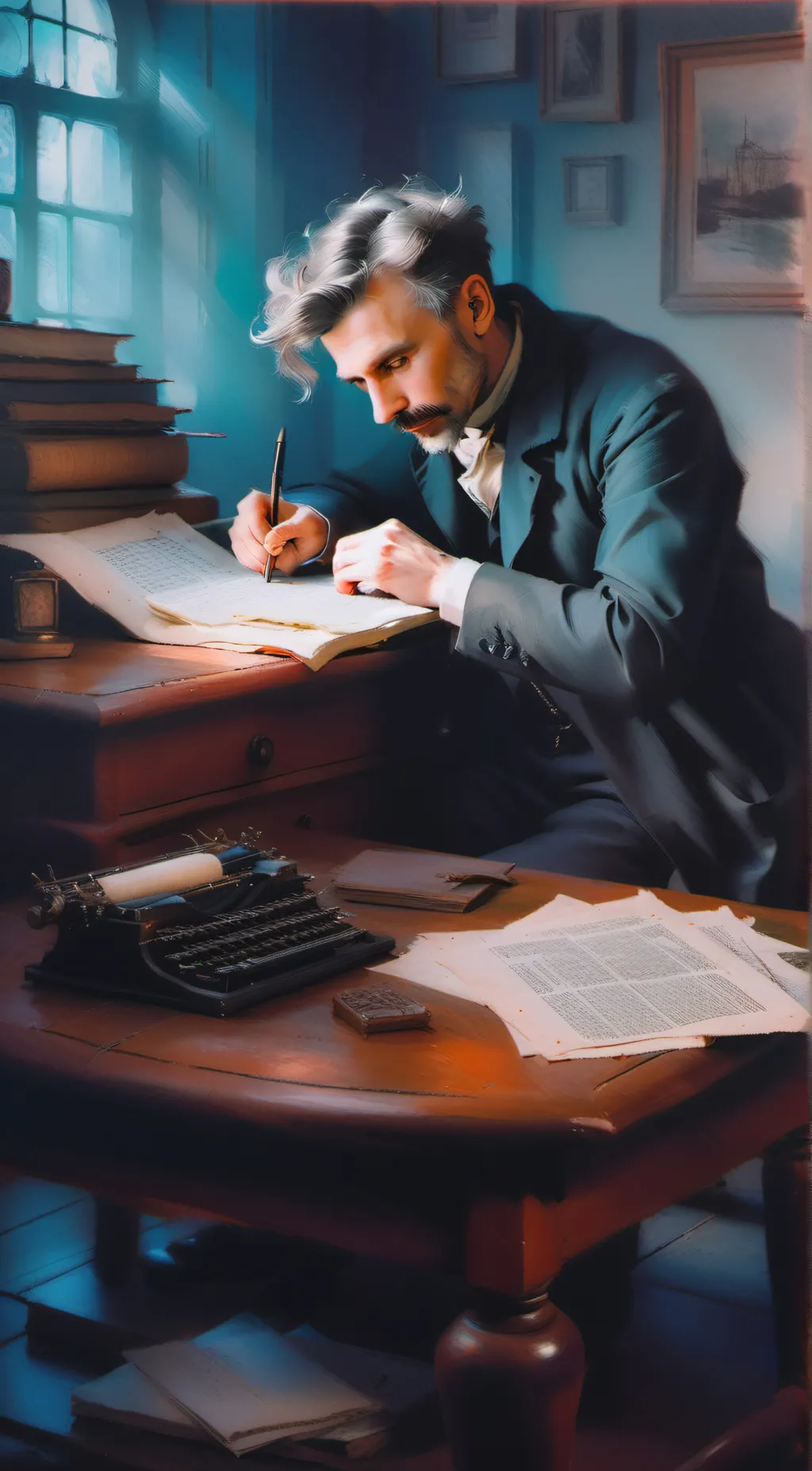 ai character: Russian Professor background