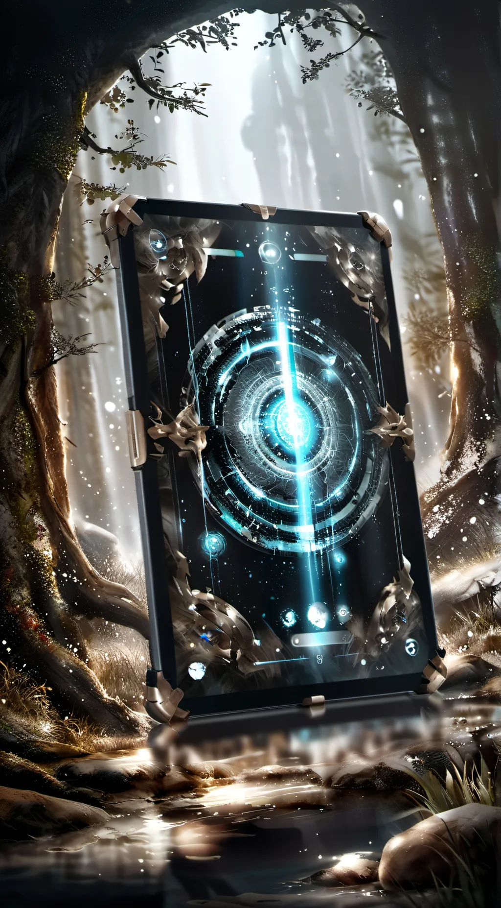 ai character: Subnautica PDA background