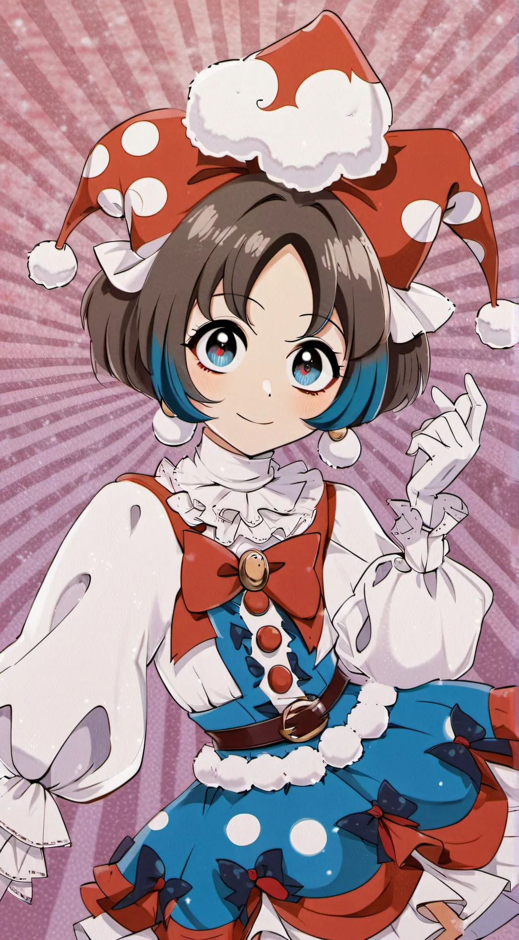 ai character: pomni TADC background