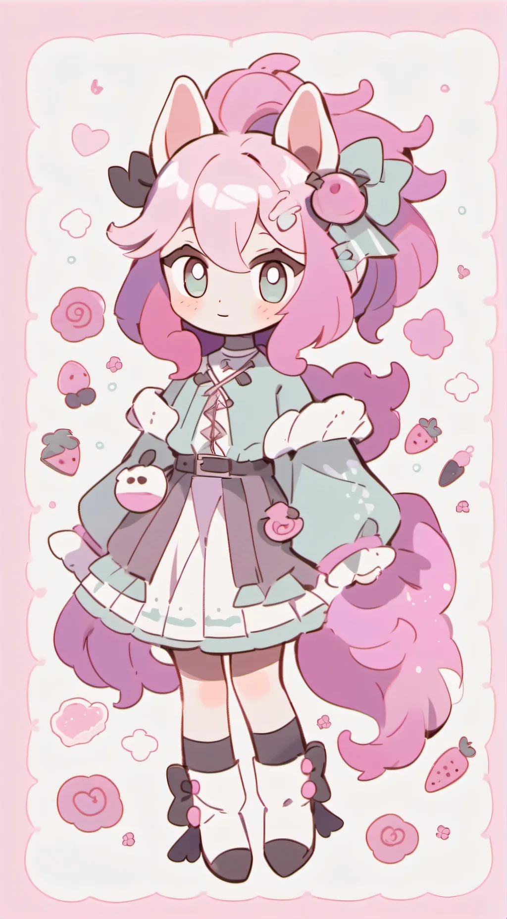ai character: kotton kandi background