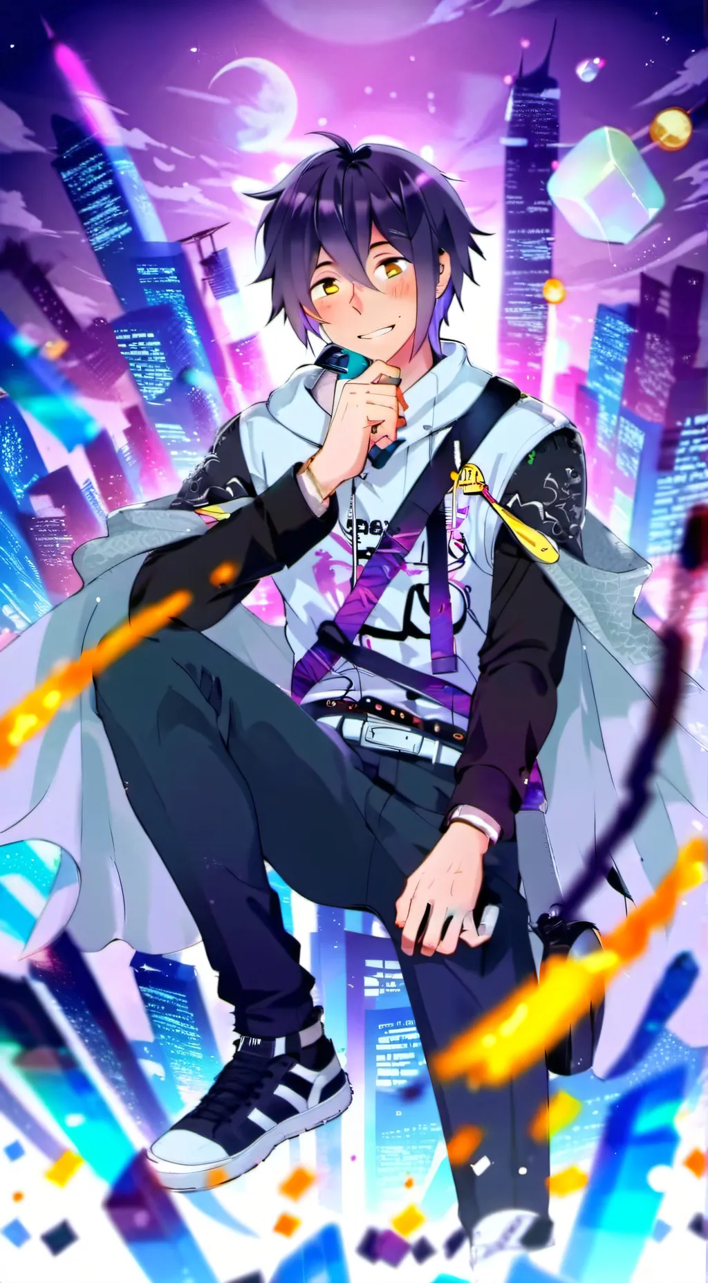 ai character: tamaki amajiki background