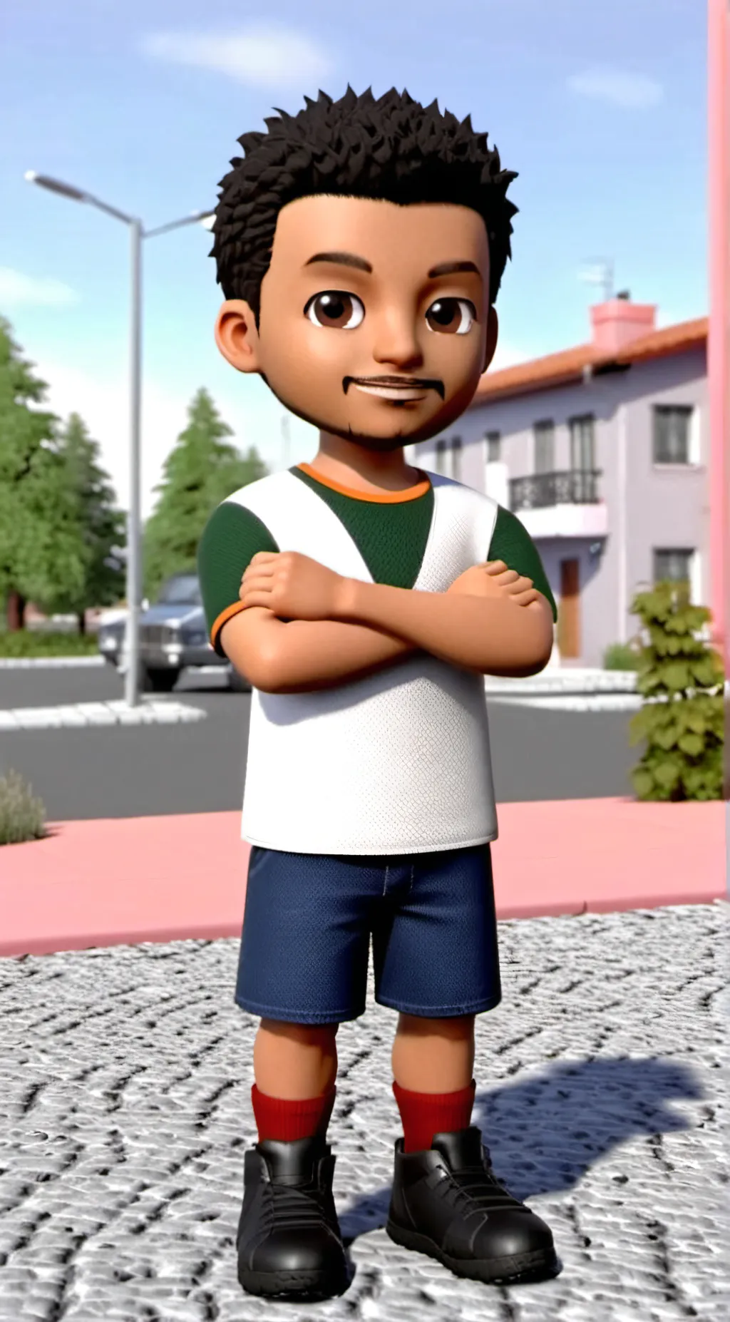 ai character: Rizzler sigma background