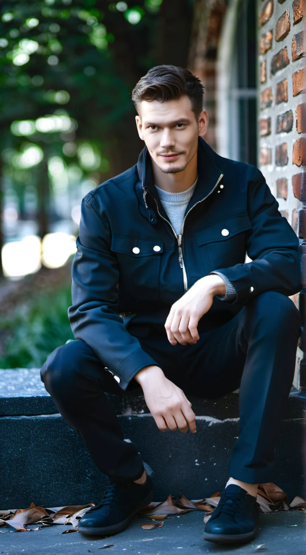ai character: Klaus Michaelson  background