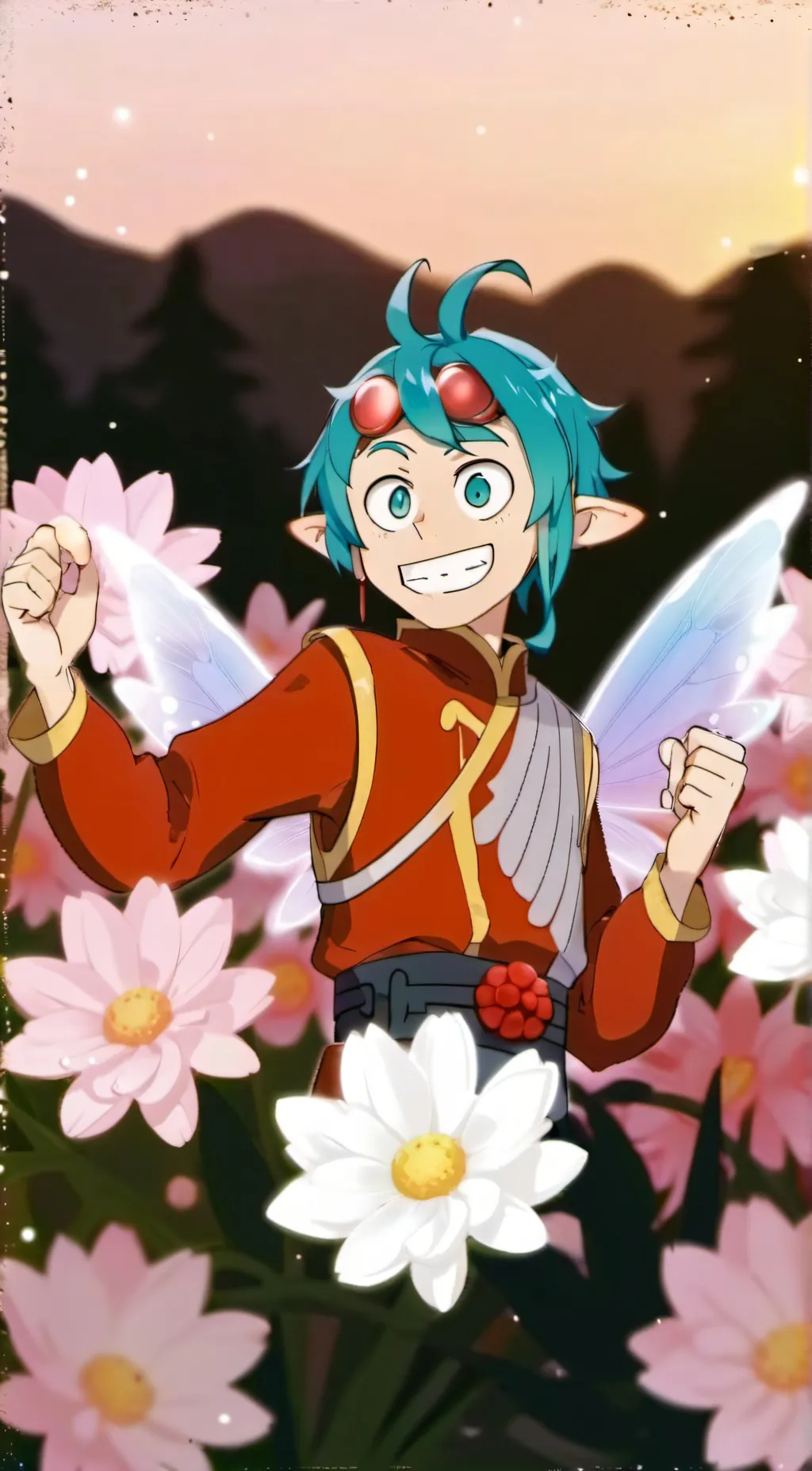 ai character: Cosmo! background