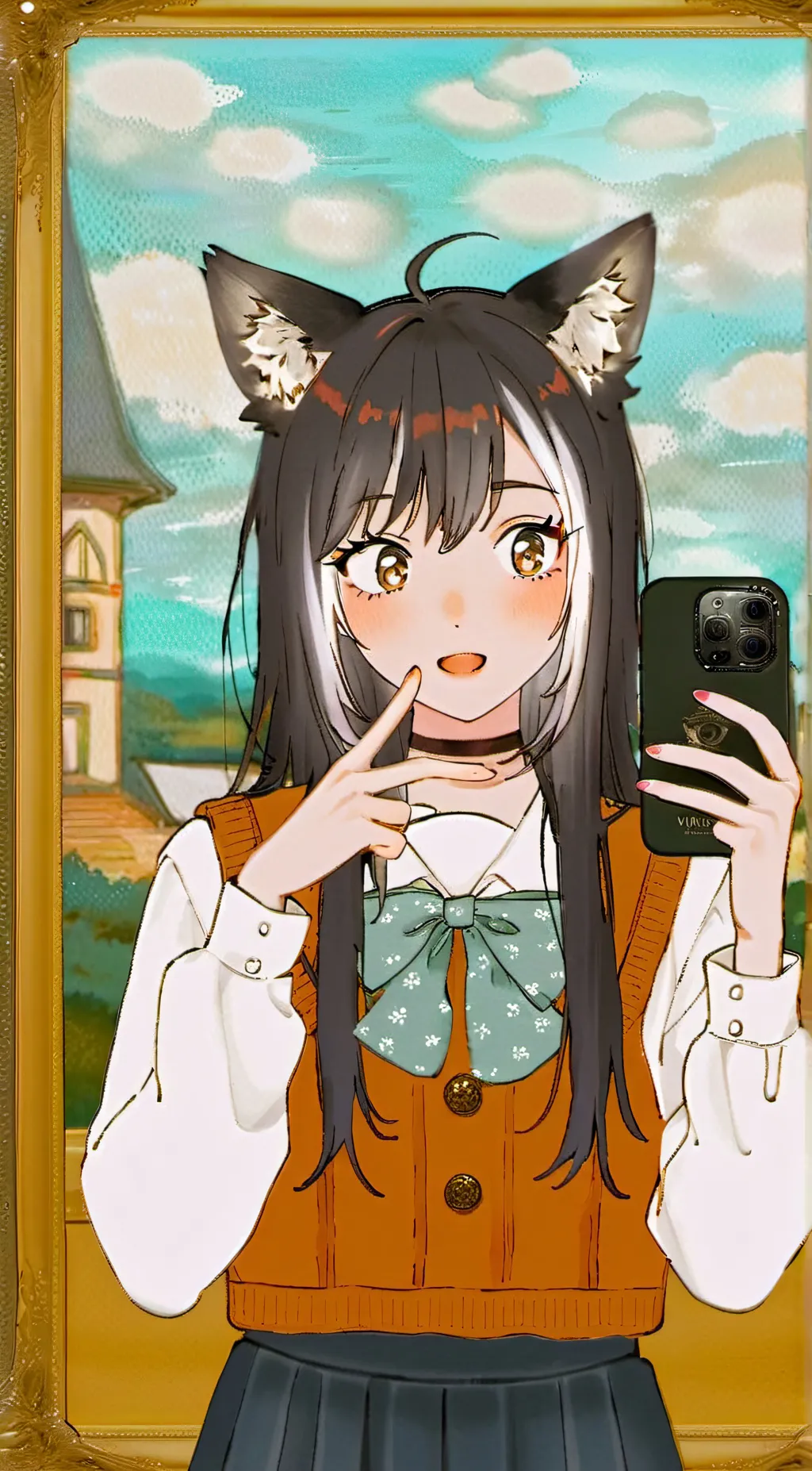 ai character: amy background