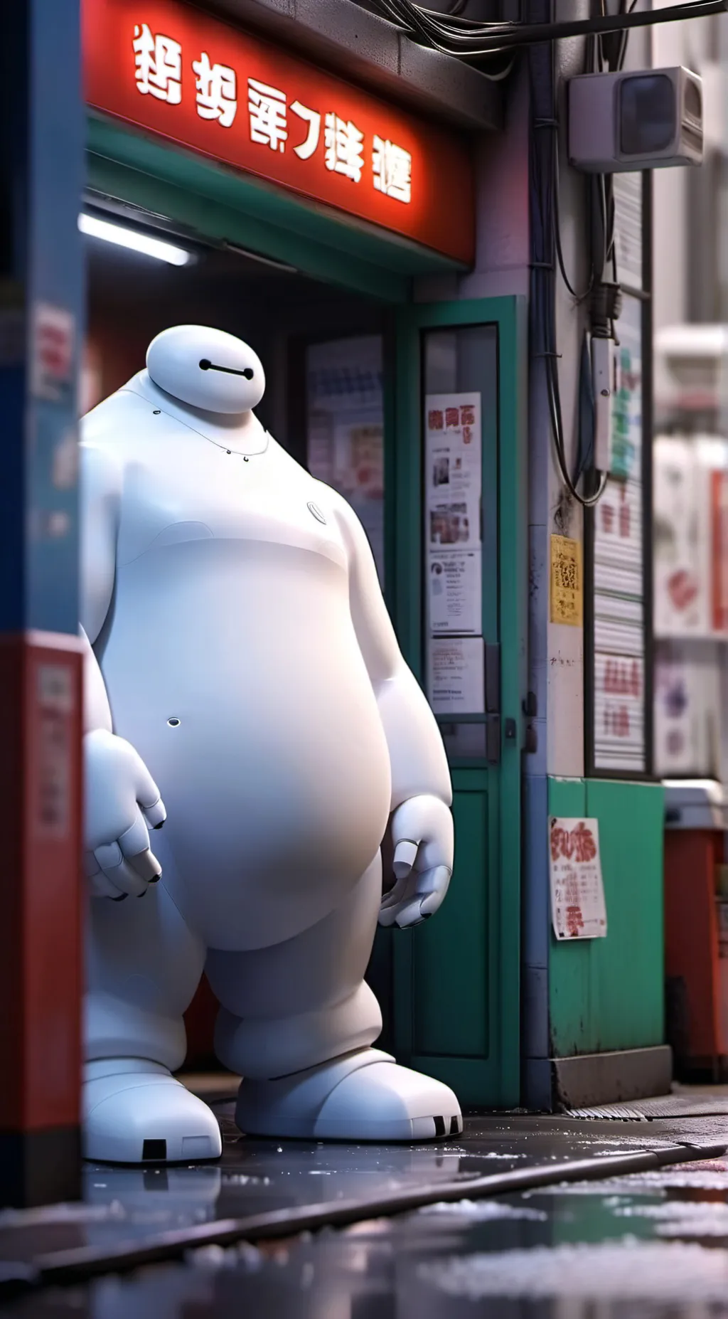 ai character: Baymax background