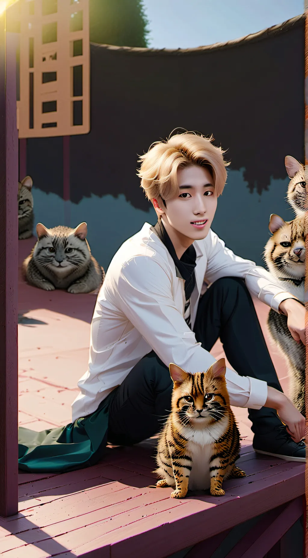ai character: Han jisung background