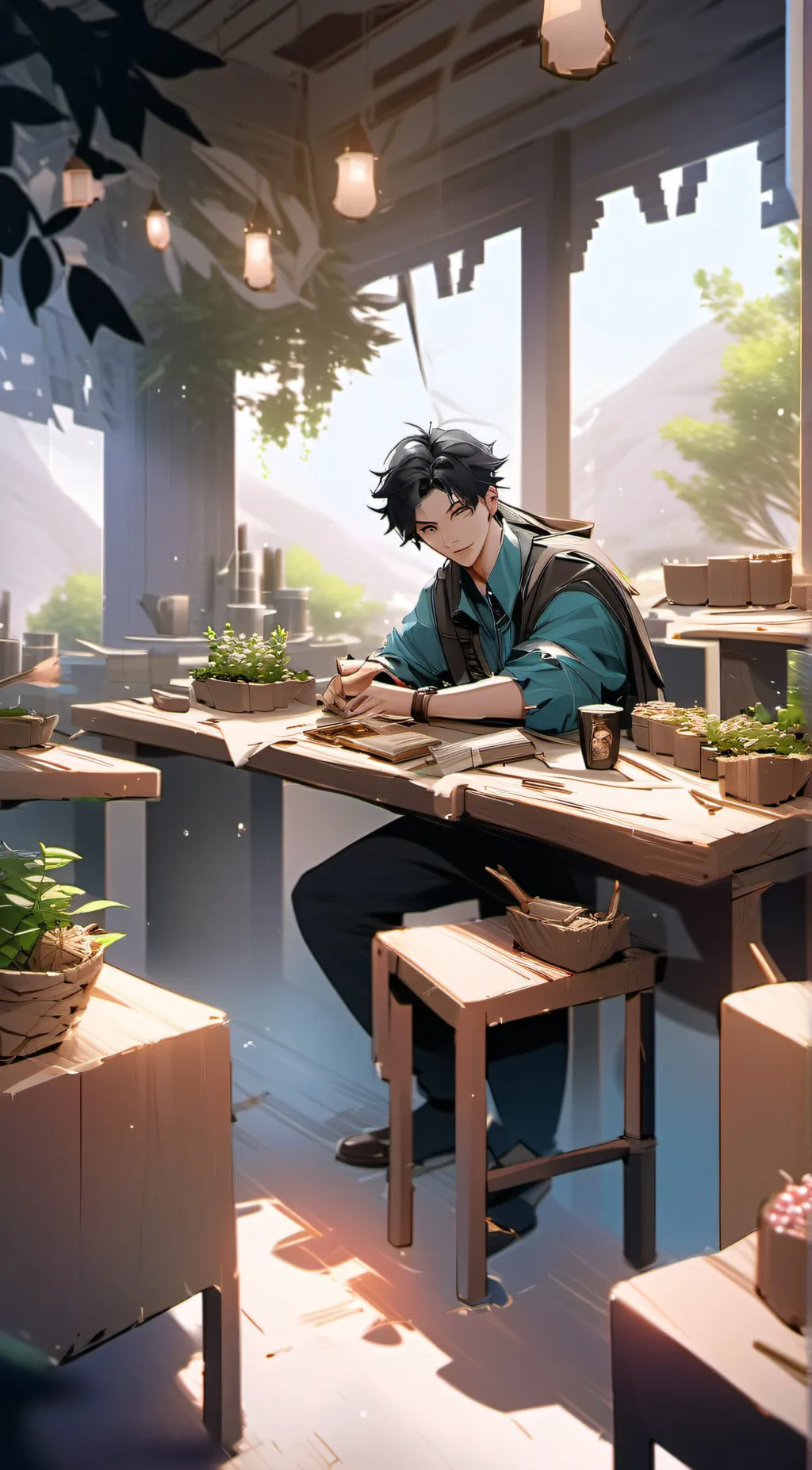 ai character: nick background