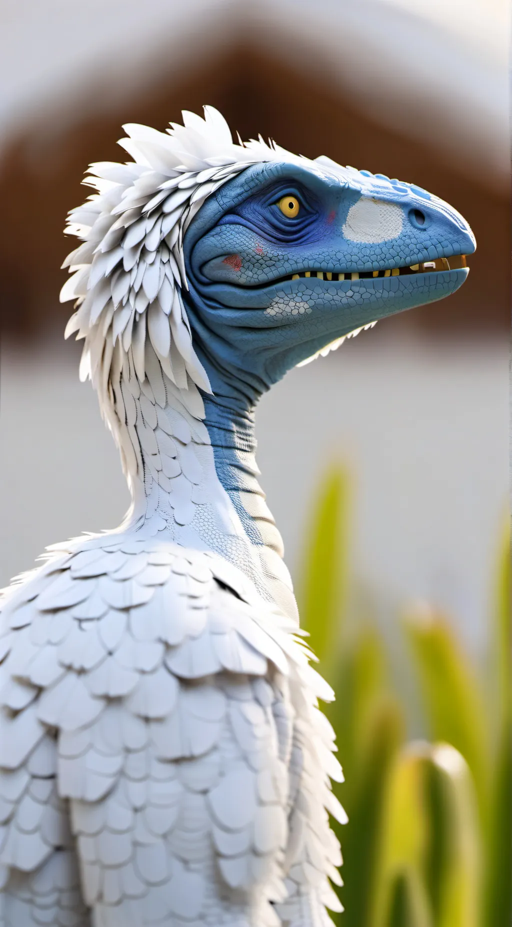 ai character: velociraptor  background