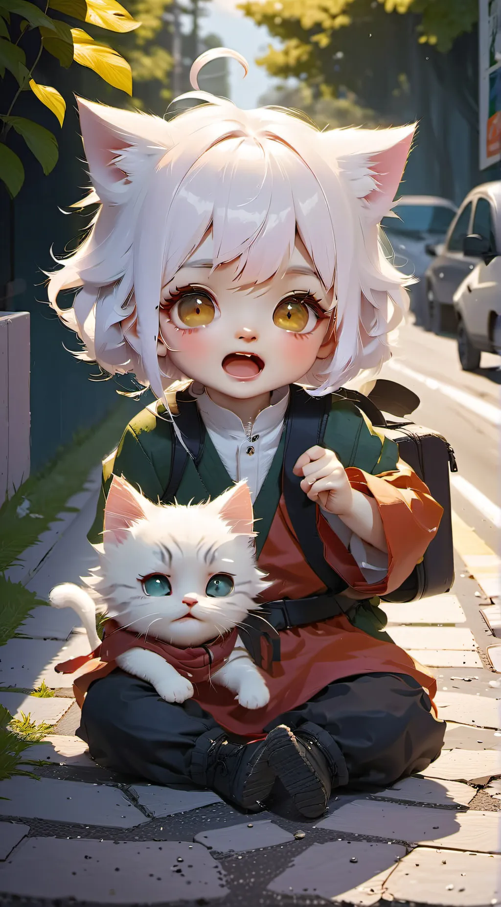 ai character: nameless background