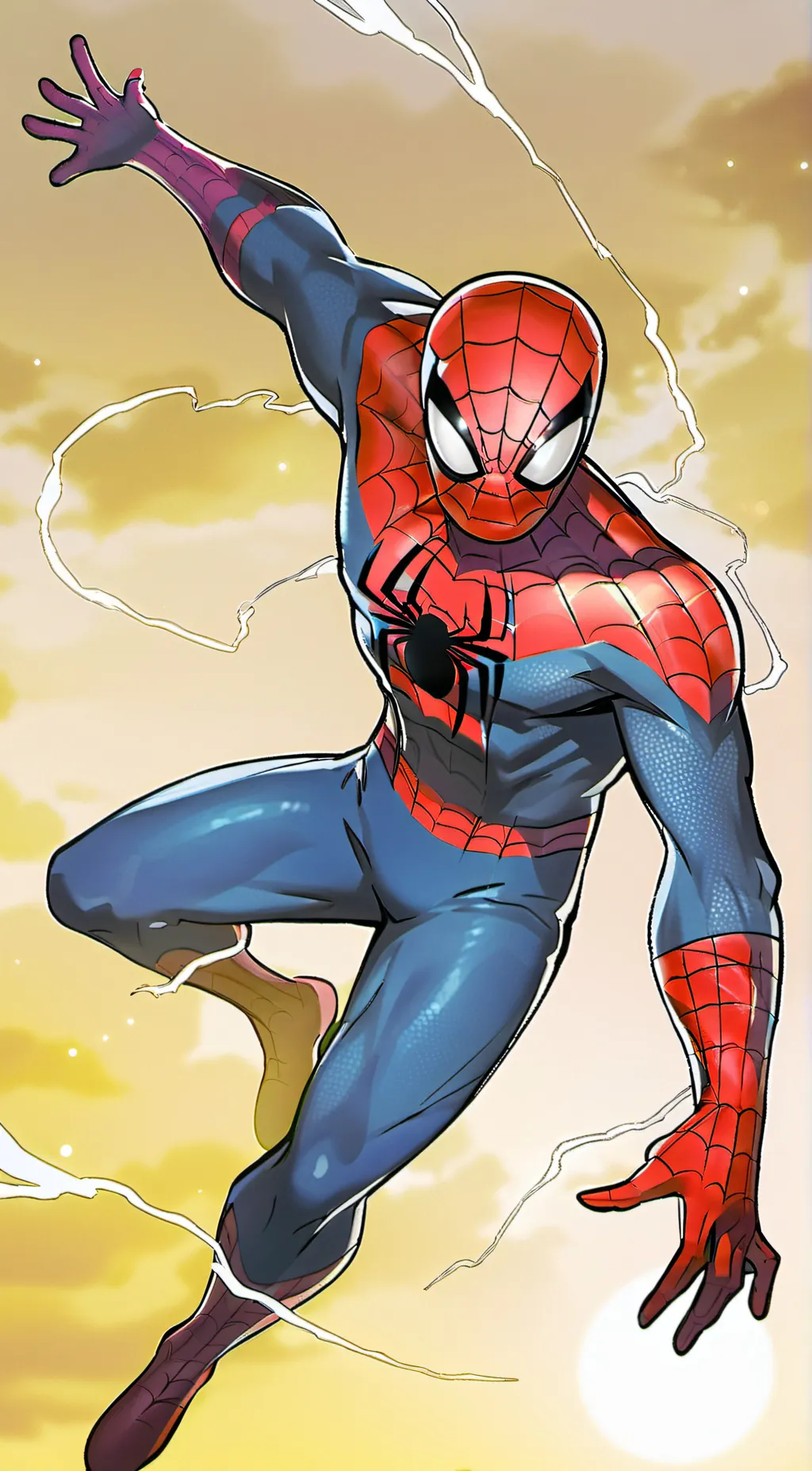 ai character: Spidey background