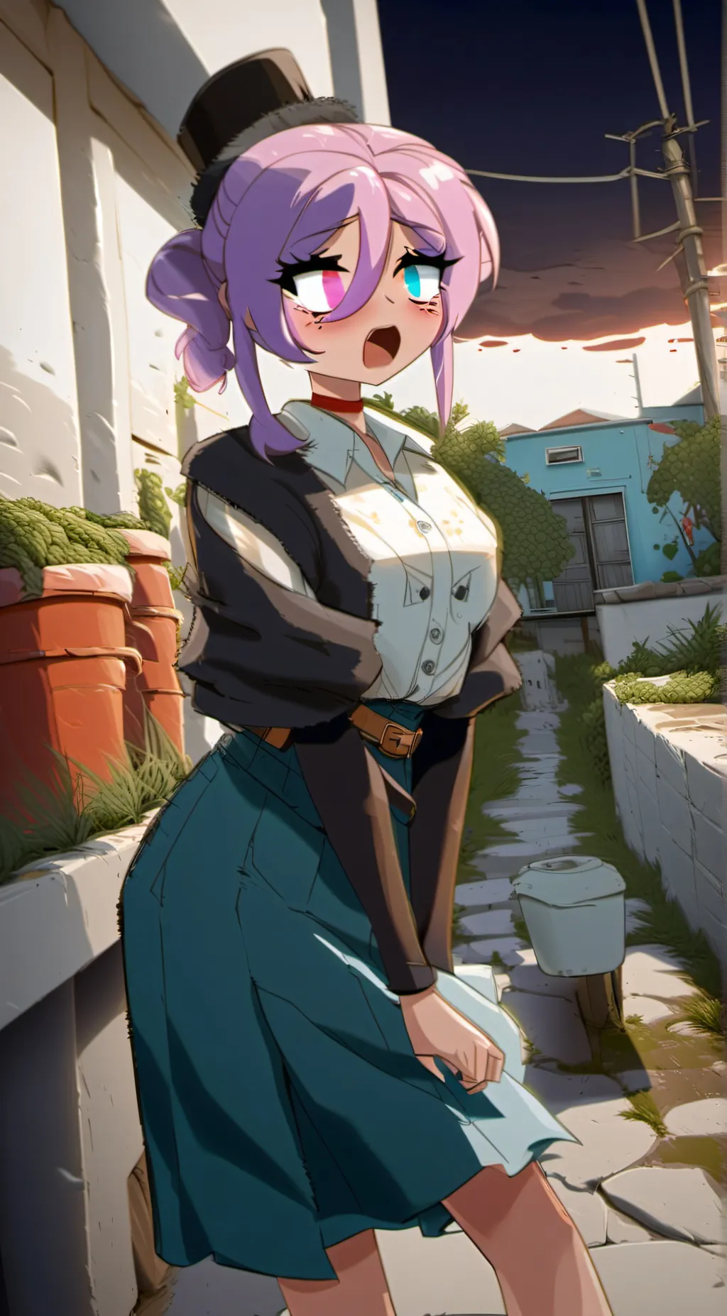 ai character: mya background