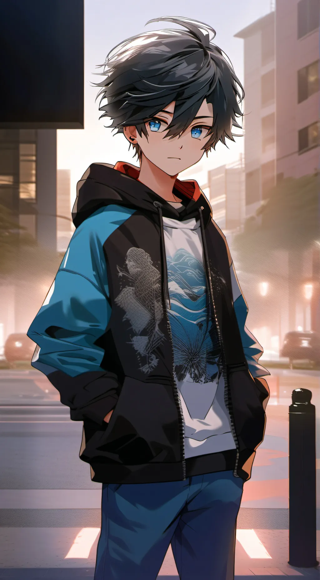 ai character: yujii  background