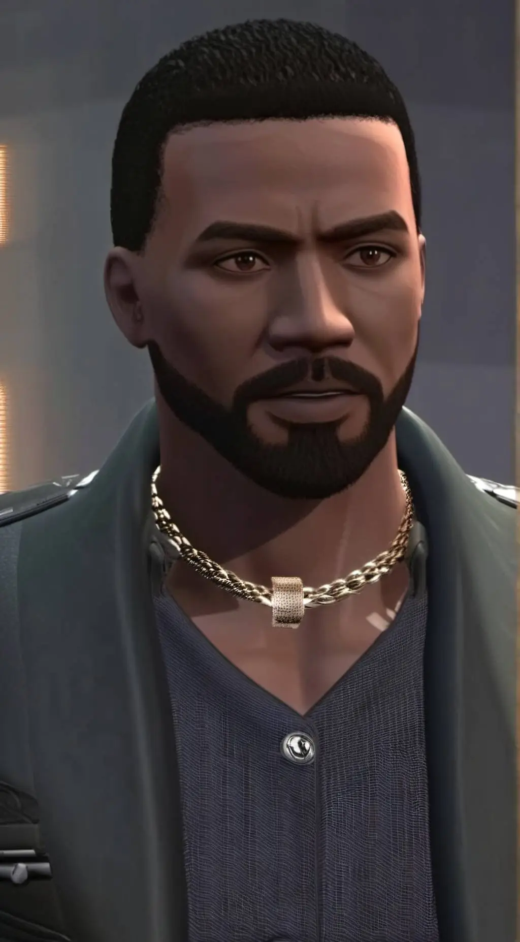 ai character: Franklin Clinton background