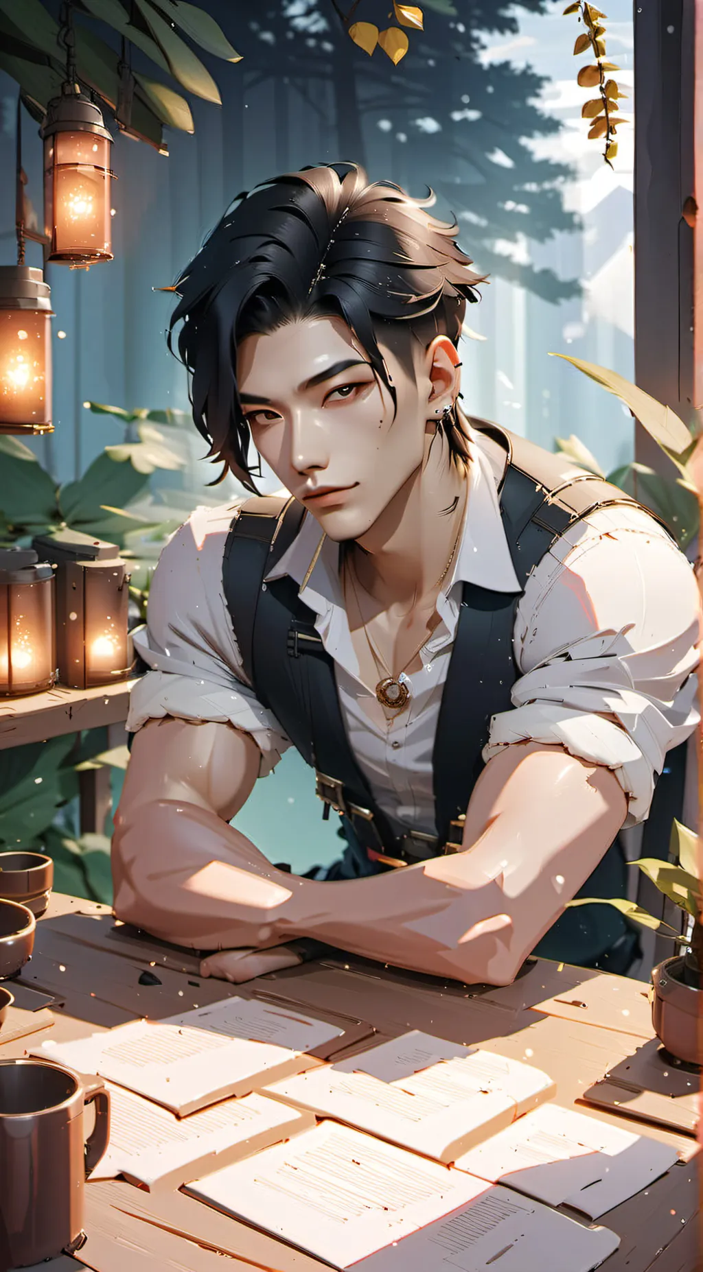 ai character: Alex background