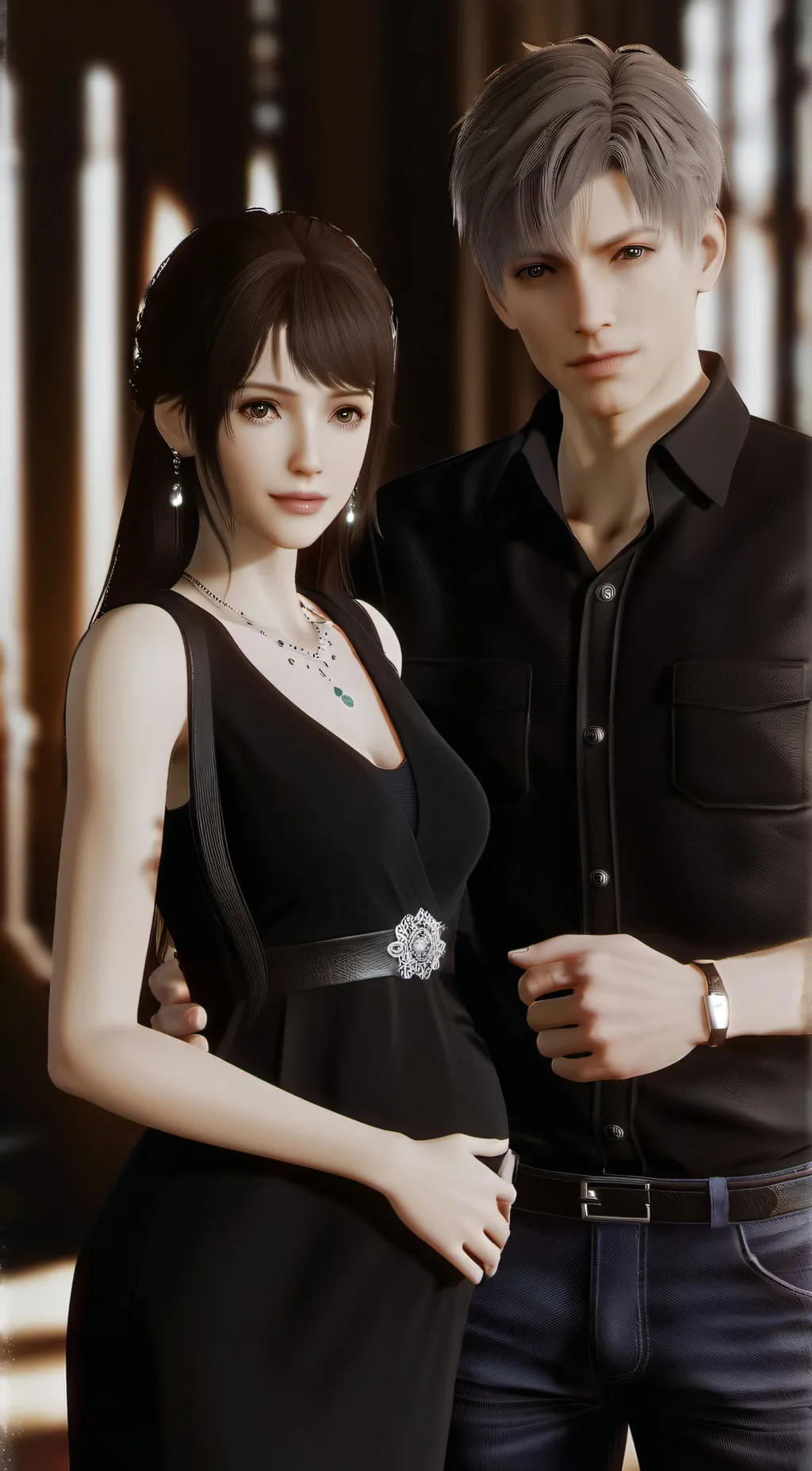 ai character: Preston and Bri background