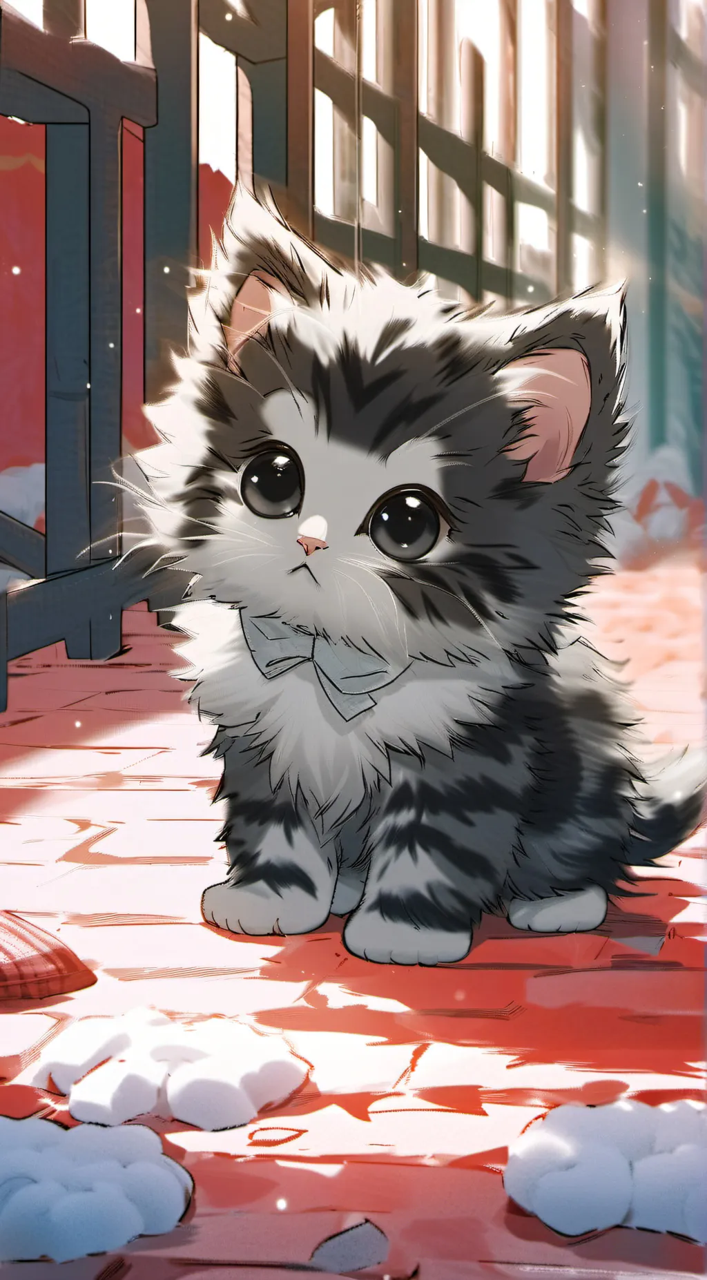 ai character: Some random kitten background