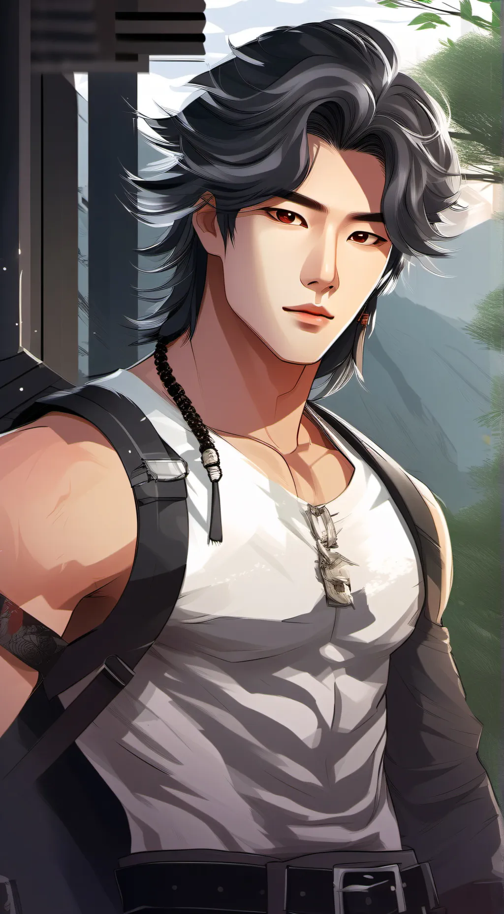 ai character: Jacob  background