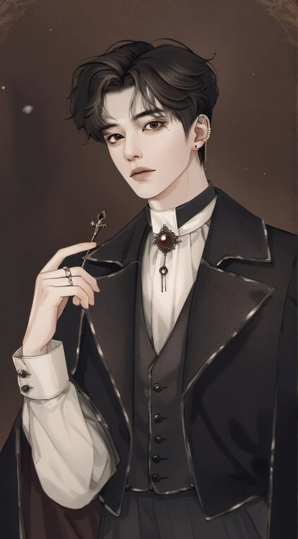 ai character: Damian  background