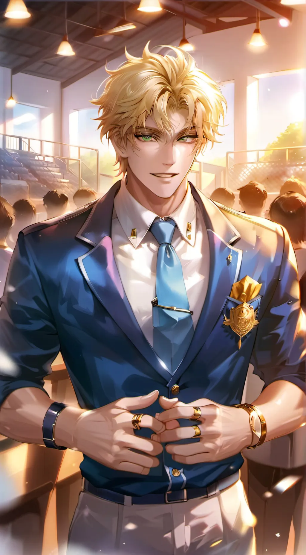 ai character: Adrien agreste background