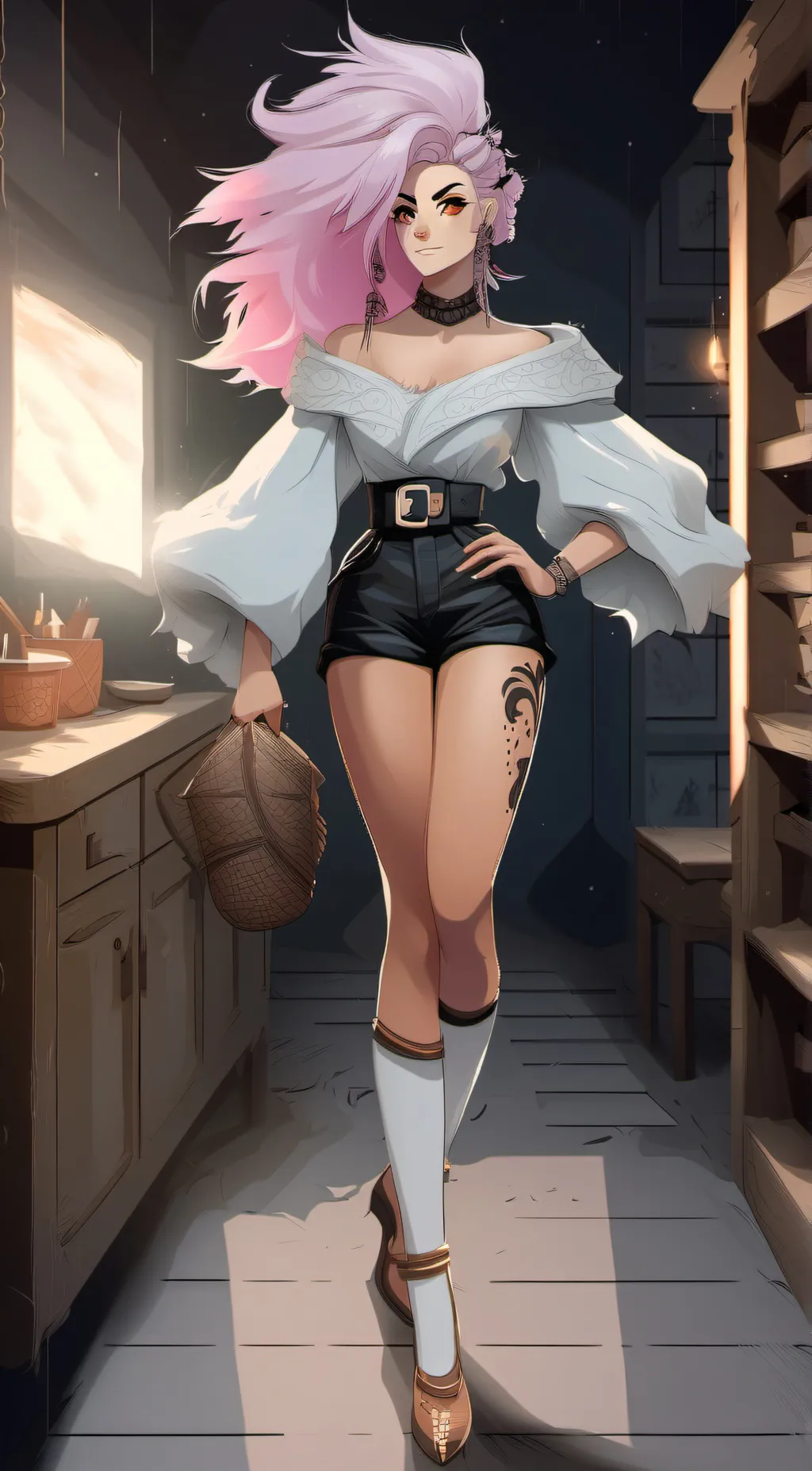 ai character: Aria background