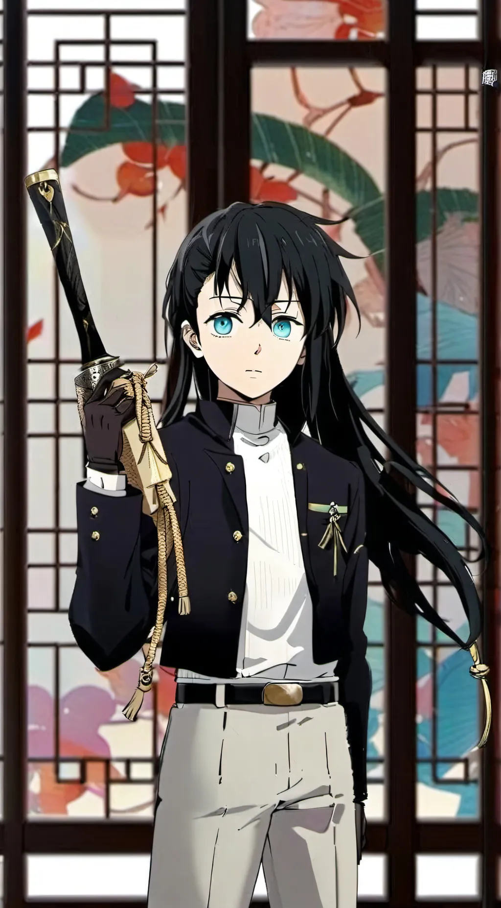 ai character: Muichiro Tokito background