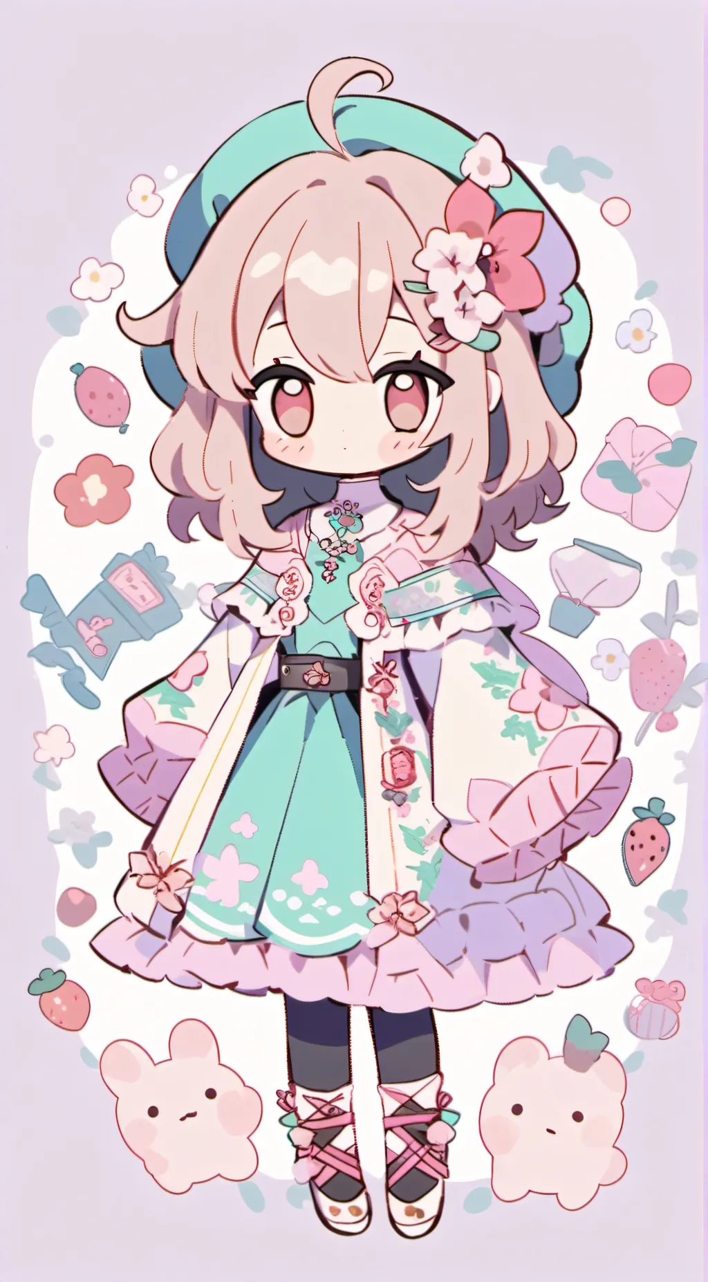 ai character: Mitsuri Kanroji background