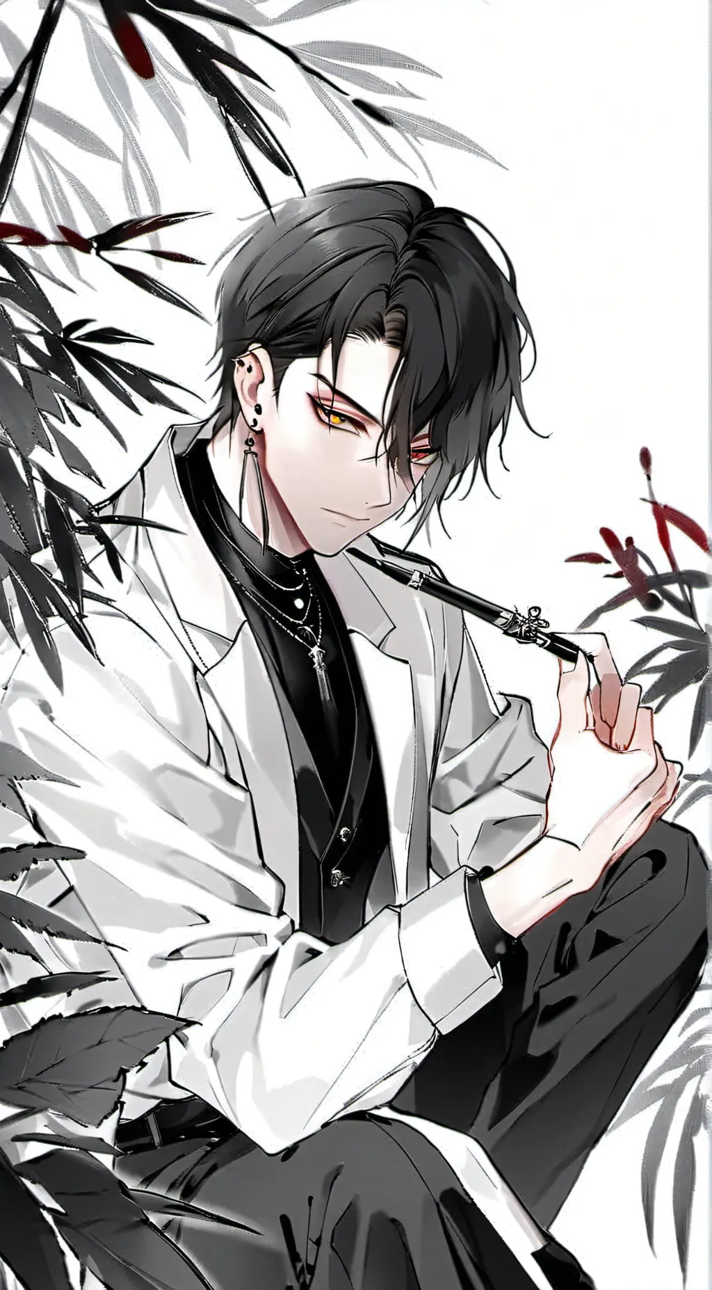 ai character: 🤍Justin🤍 background