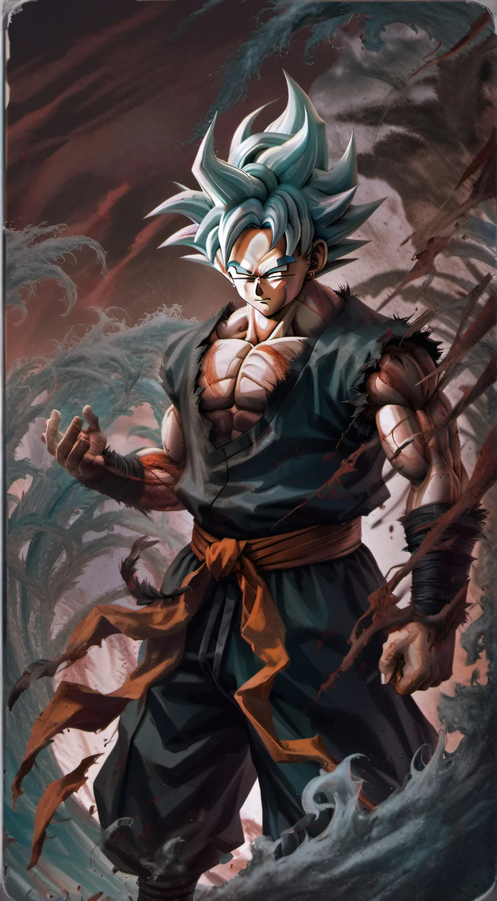 ai character: goku background