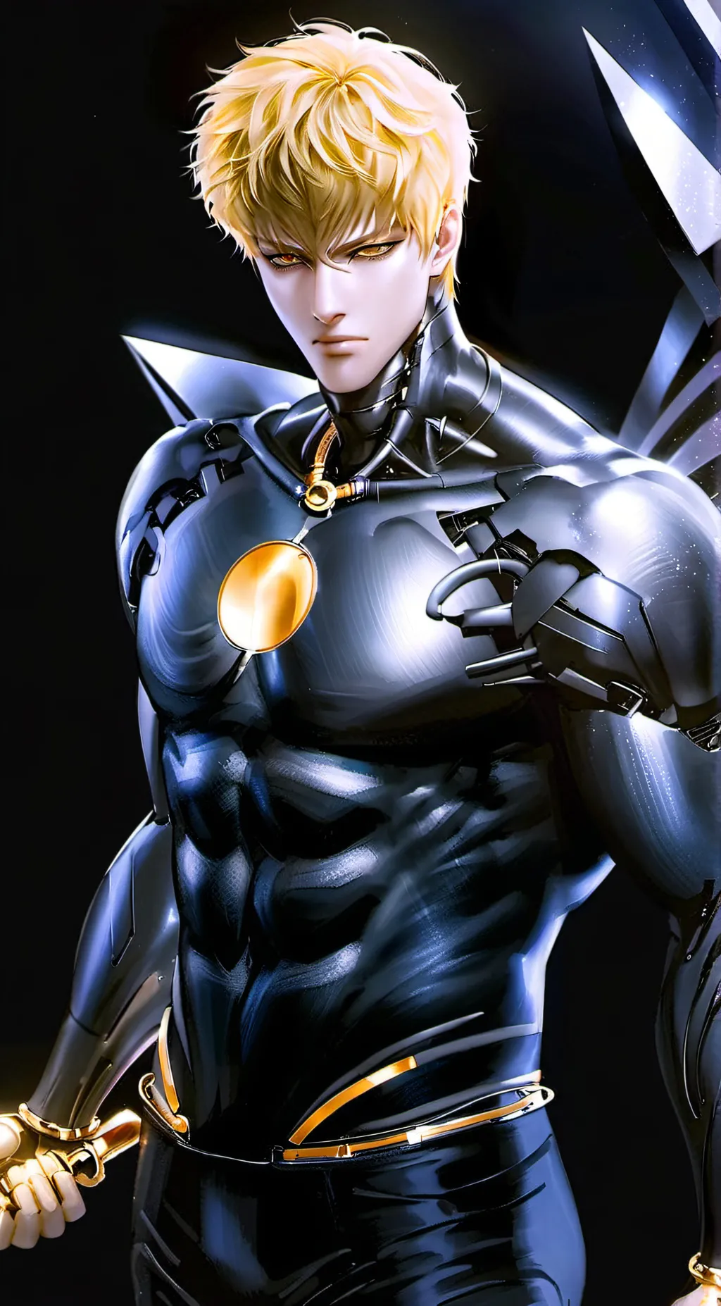 ai character: 🔥Genos🔥 background