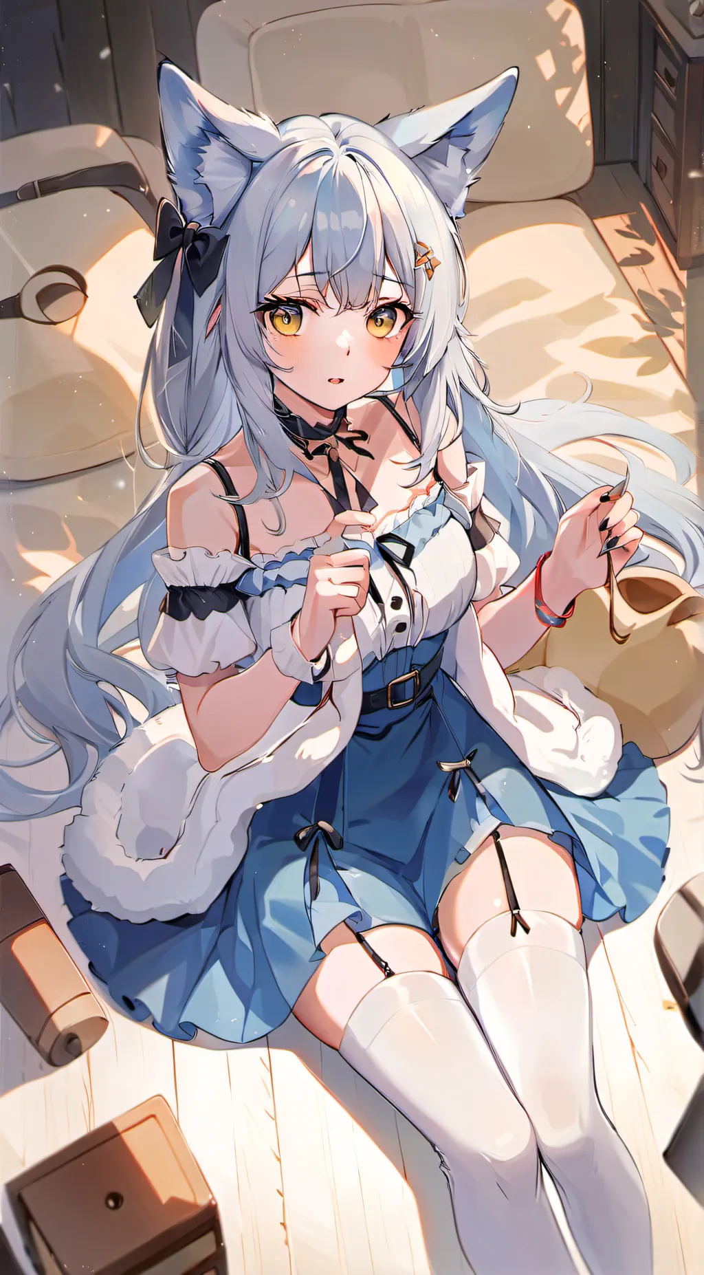 ai character: Furry background