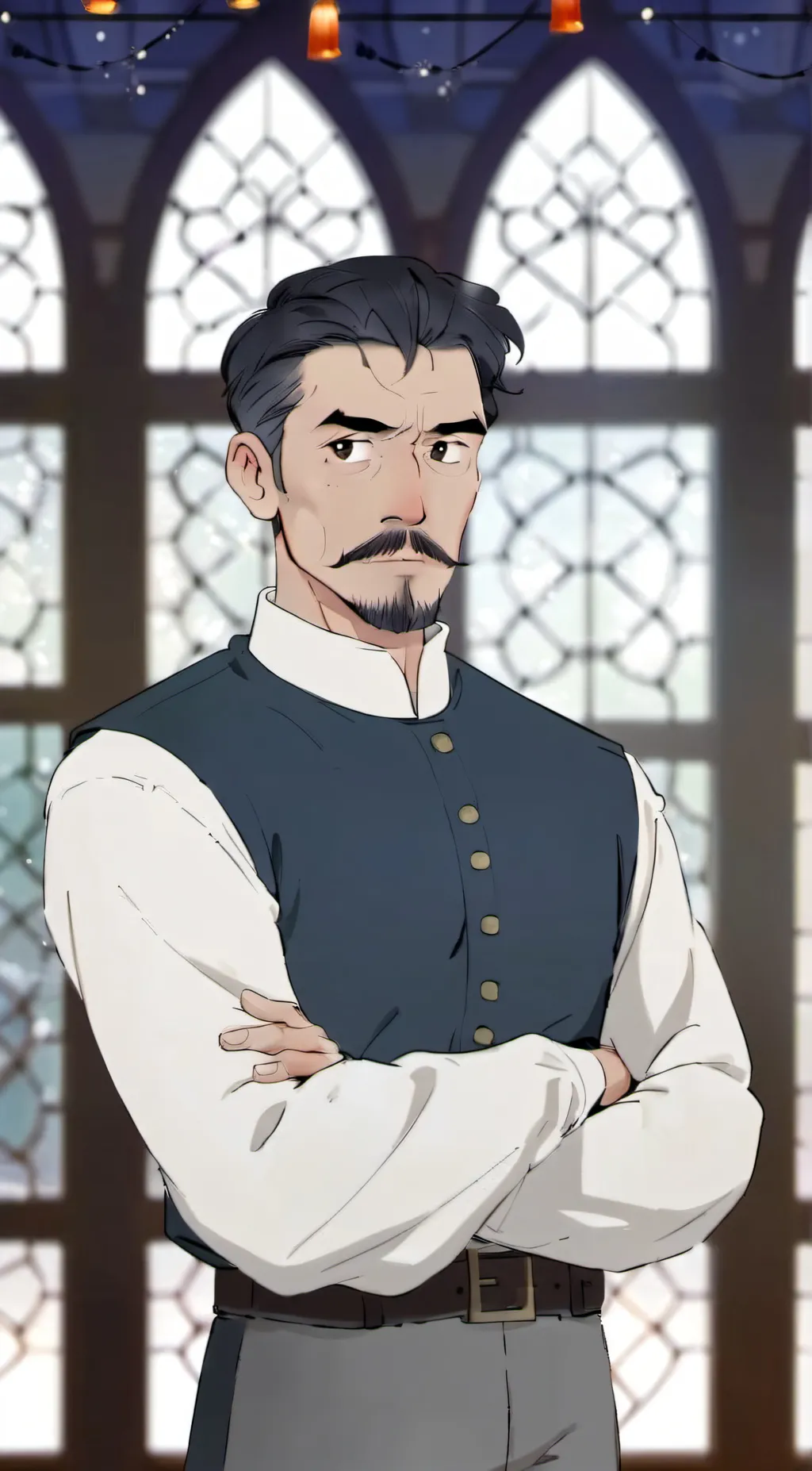 ai character: Percy Leopold background