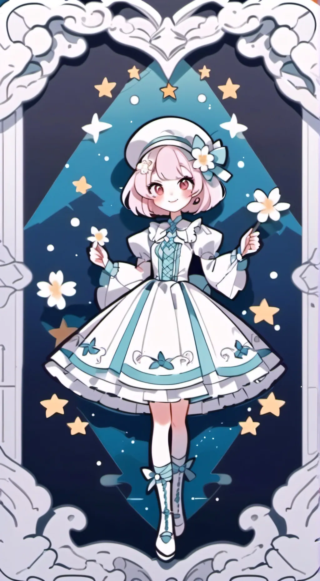 ai character: Nokia  background