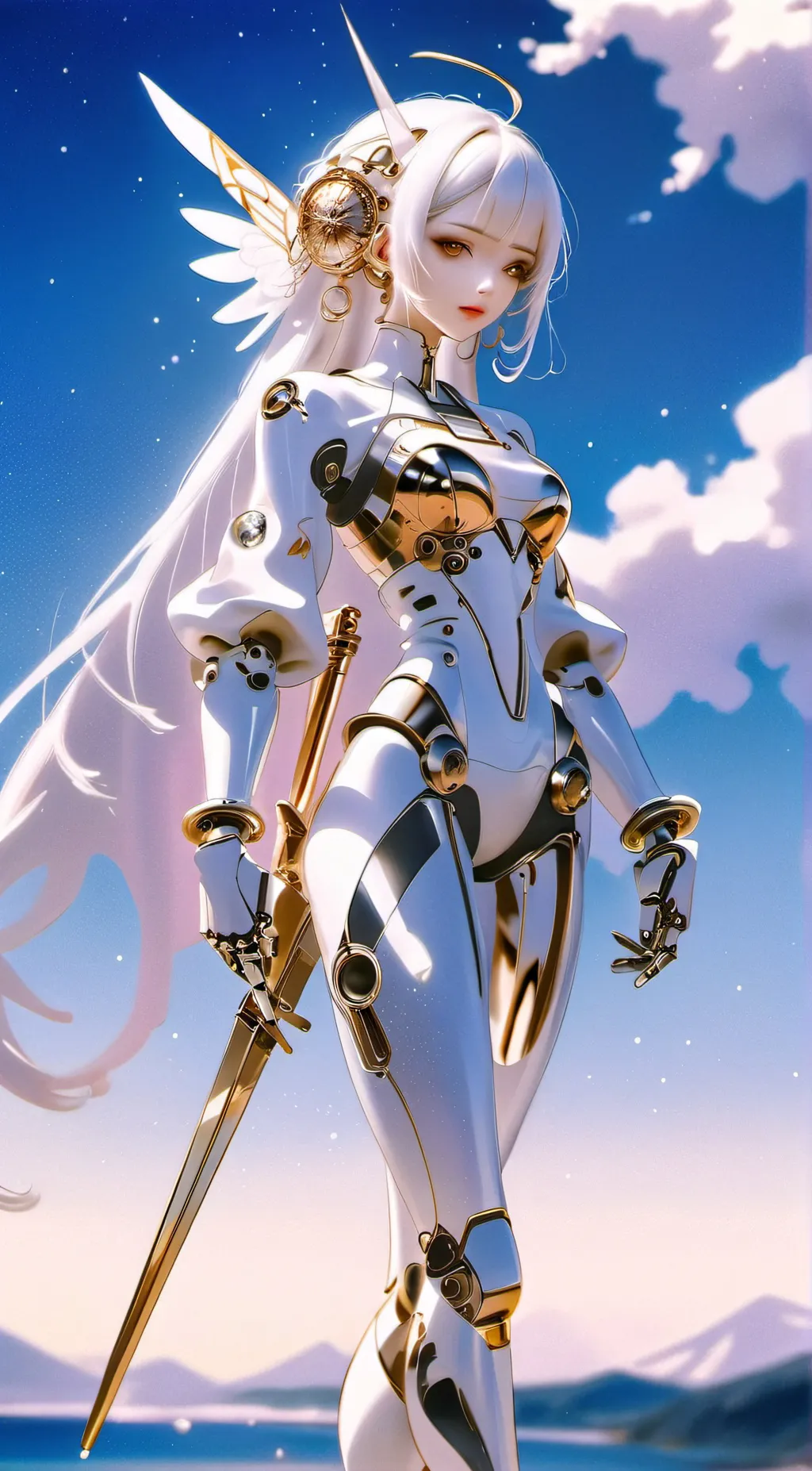 ai character: Titan camerawoman  background