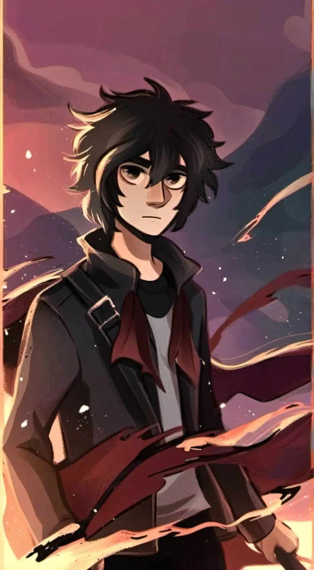 ai character: Nico di Angelo background