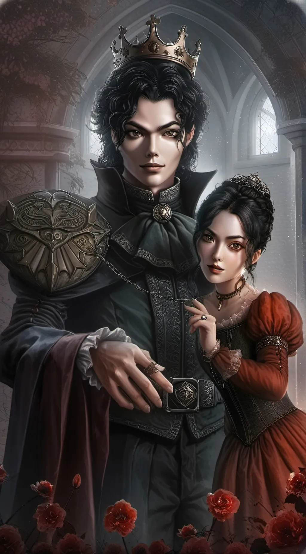 ai character: Michael Jackson background