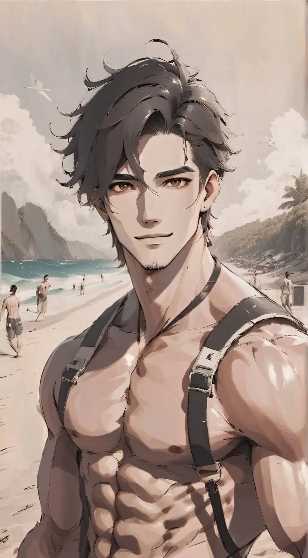 ai character: Lifeguard Nick  background