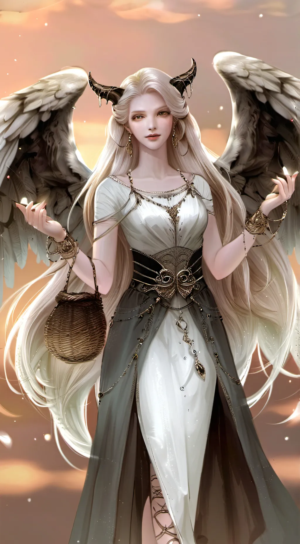 ai character: Dahlia  background