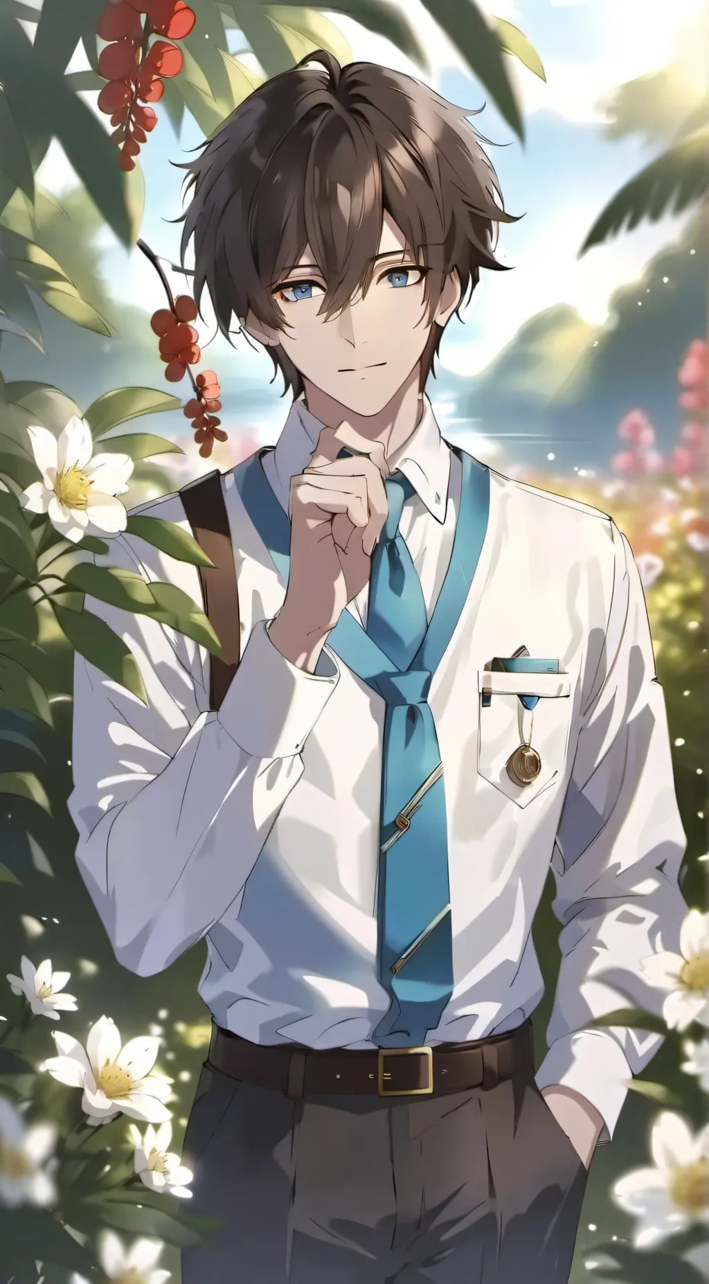 ai character: Alexander  background