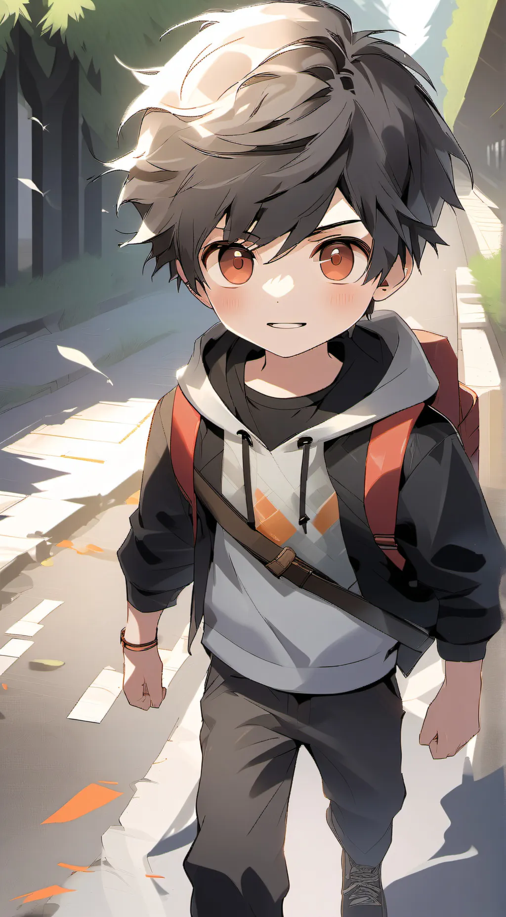 ai character: (kid nad) background