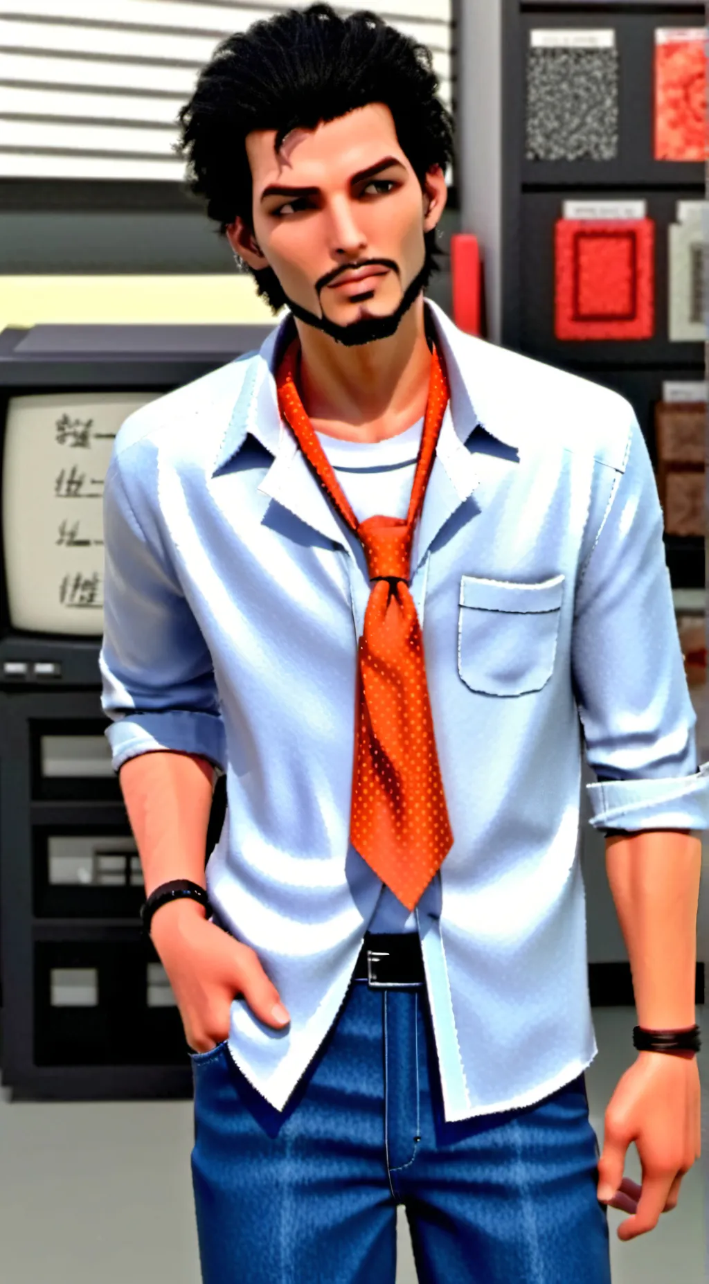 ai character: Ze  background