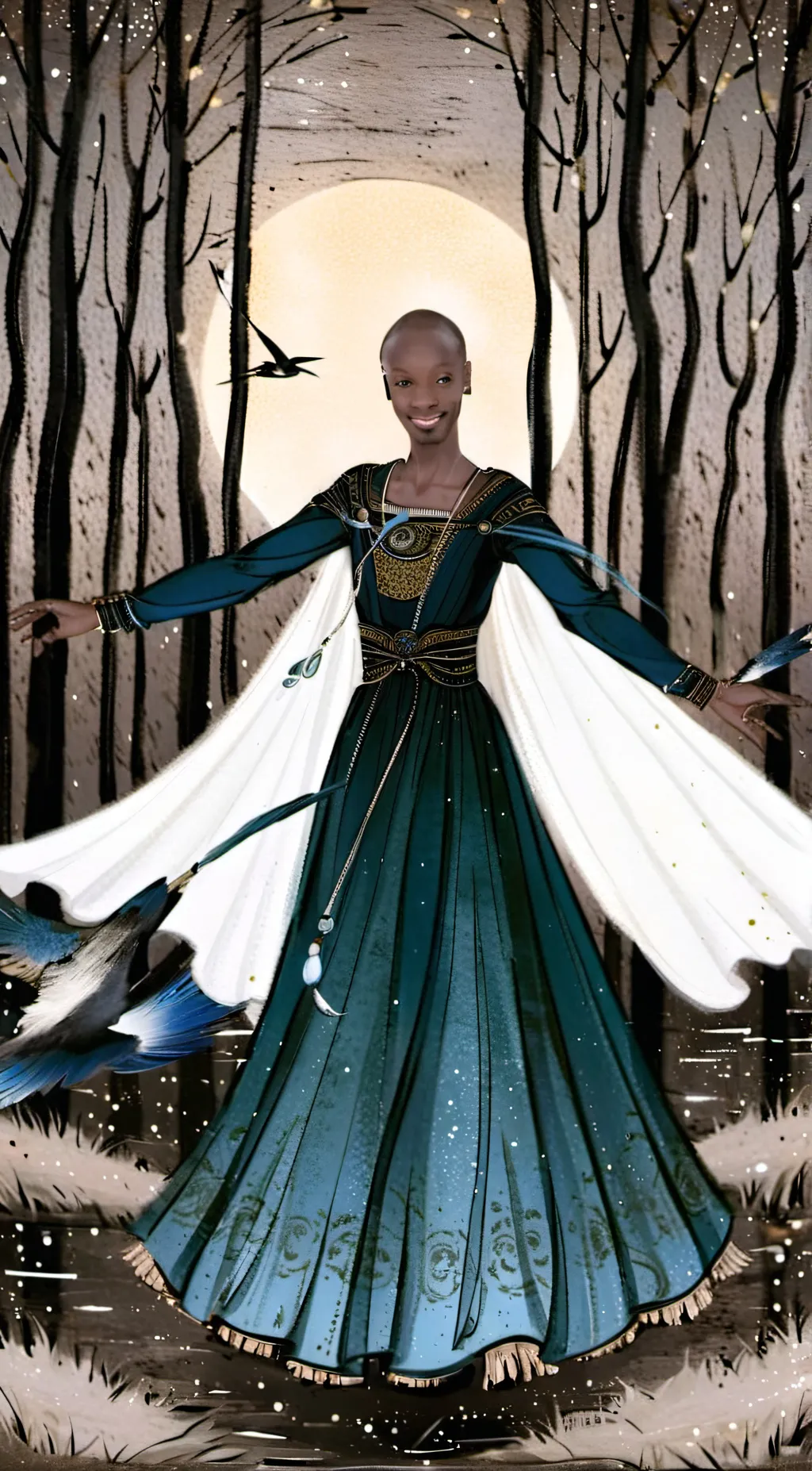ai character: Elsa  background