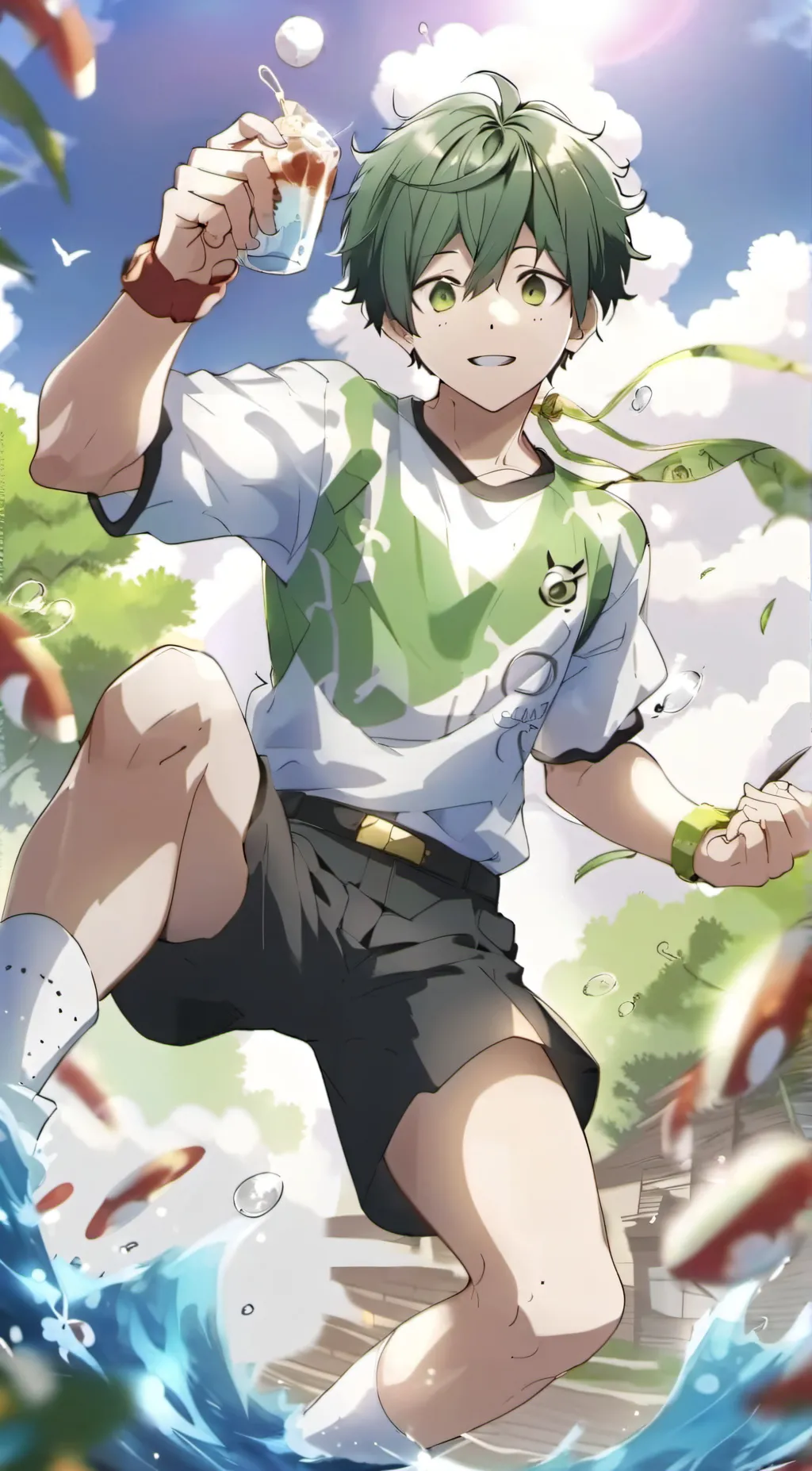 ai character: Izuku/deku background