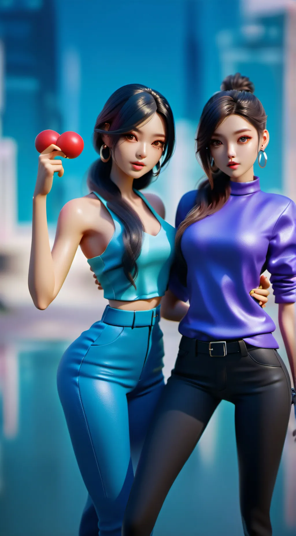 ai character: Anna and Bailey background