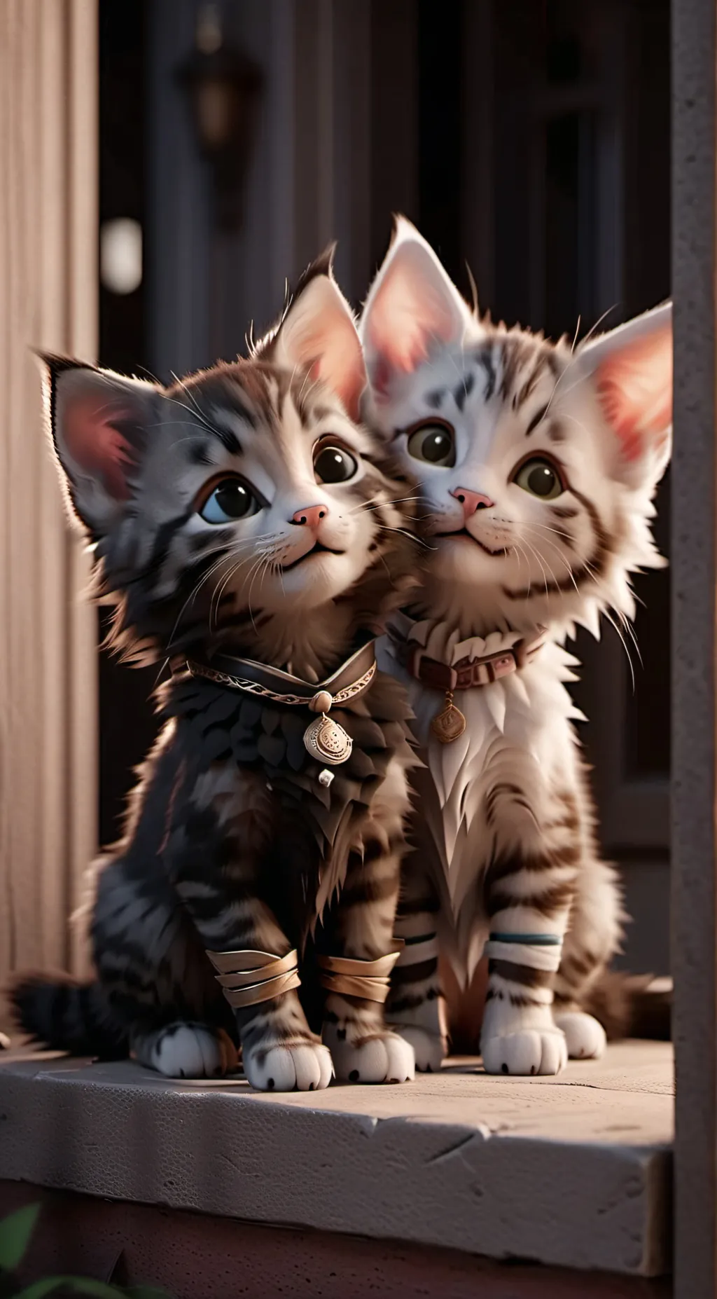 ai character: Abby and Daisy background